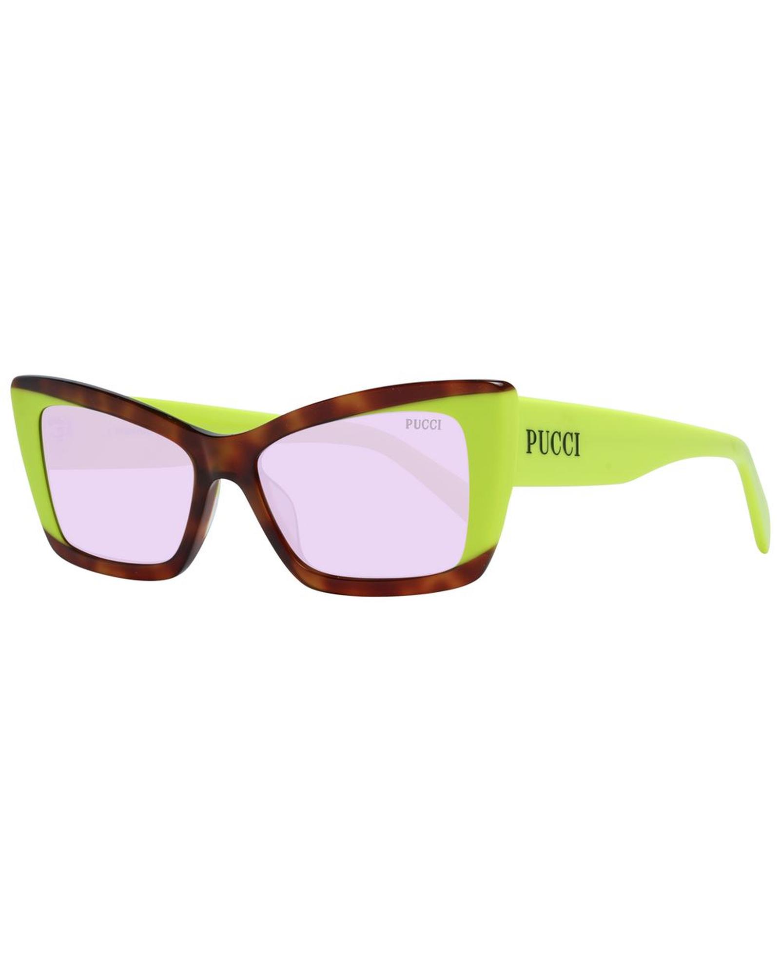 Cat Eye Sunglasses Lime Tortoise Wo - Multicolor - Emilio Pucci - Modalova
