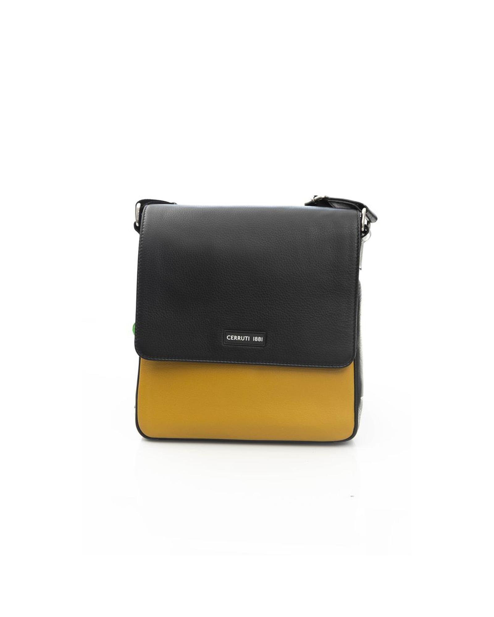 Leather Messenger Bag CE22955- Yellow Crossbody Bags
