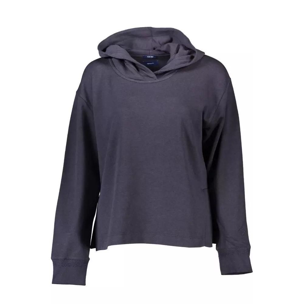 Long Sleeve Hoodie Wo - Blue Sweaters