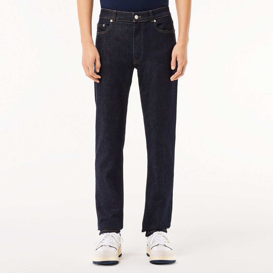 Dark Wash Slim Tapered Jeans
