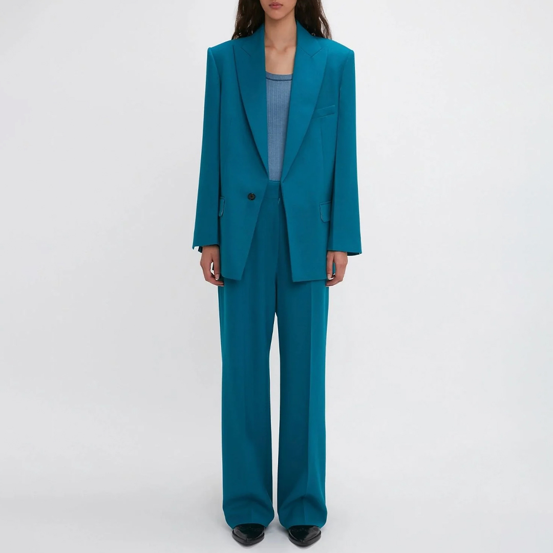 Turquoise Peak Label Jacket