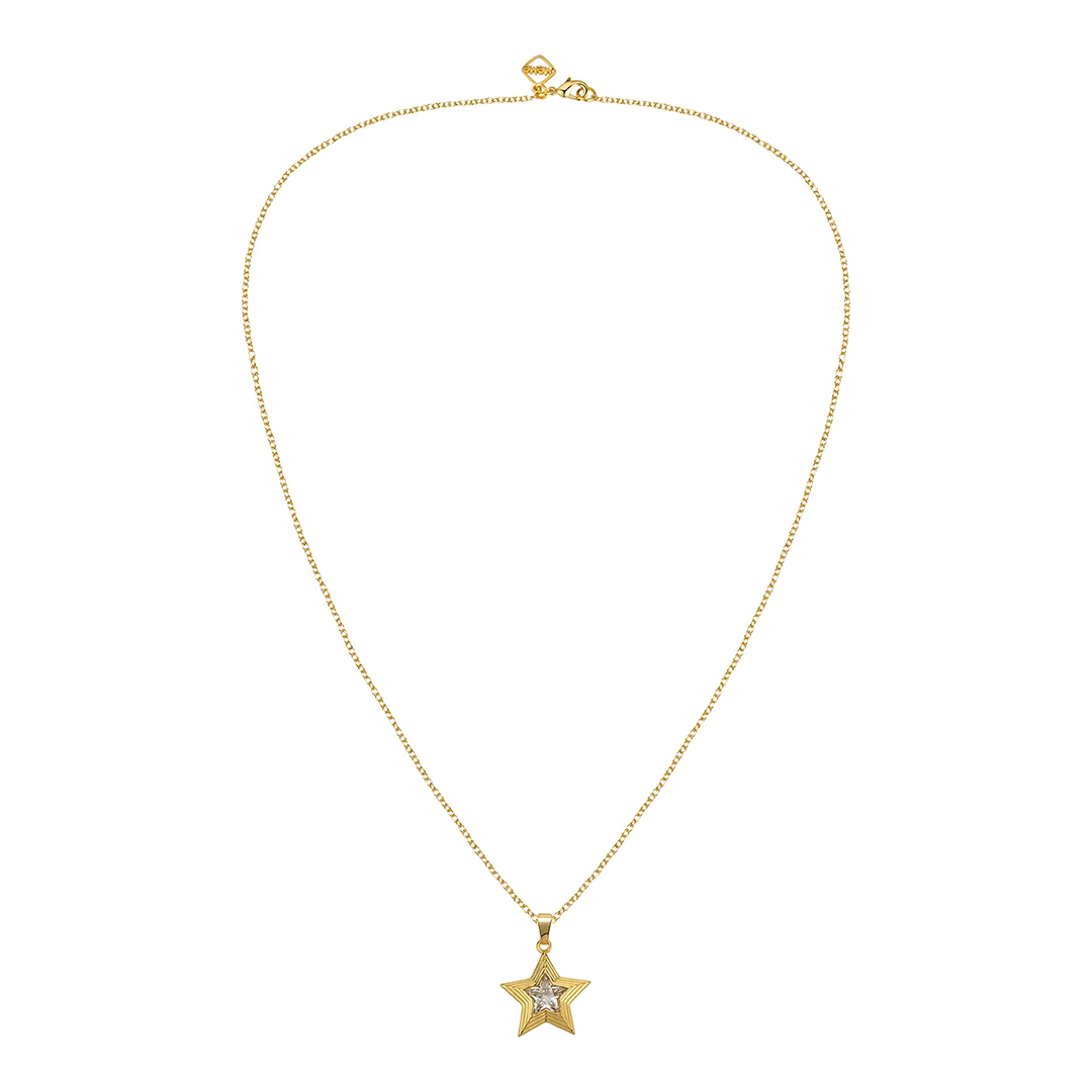 18K Gold Plated Brightest One Tonight Necklace