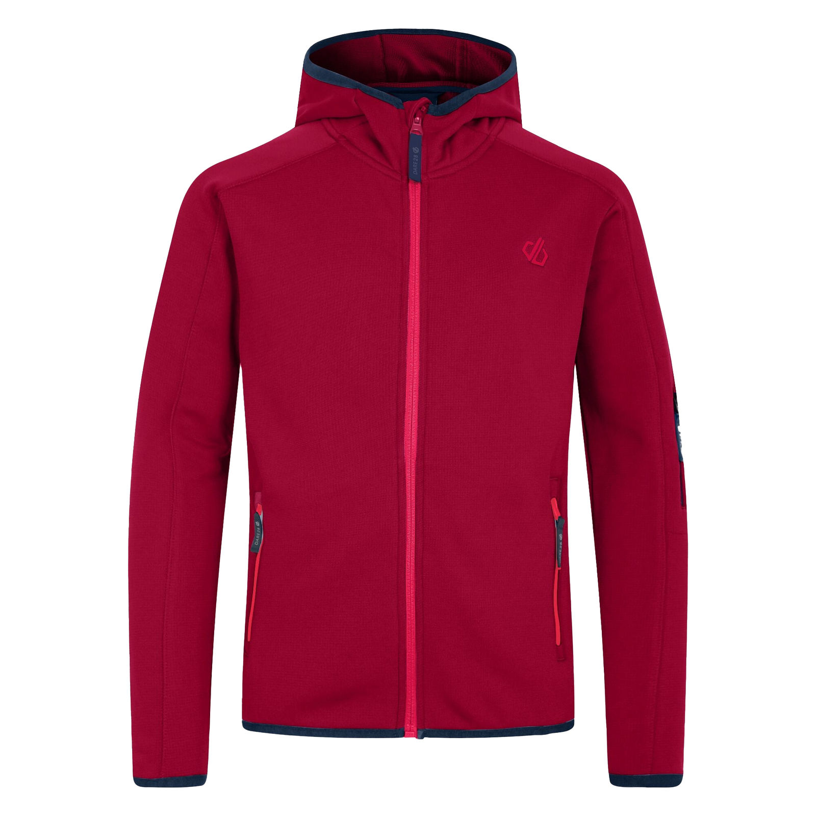 Dare2B Boys  Fleece Jacket Explore Mixed Beetroot in Size 13 Years, BrandAlley