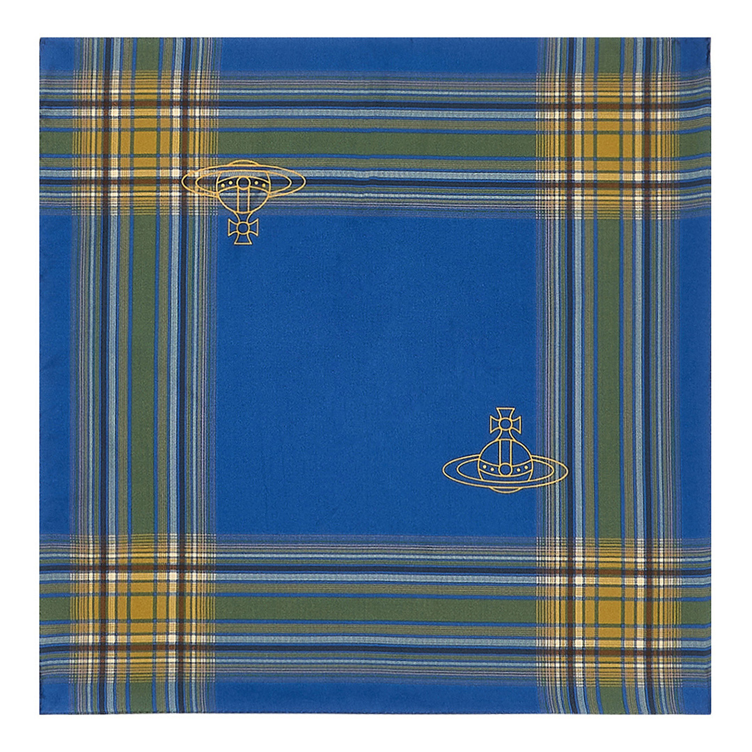 Multi Navy Blue Check Madras