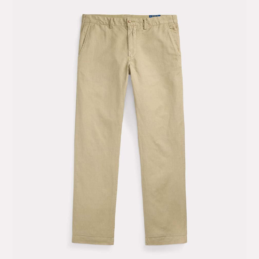 Sand Bedford Linen Blend Chinos