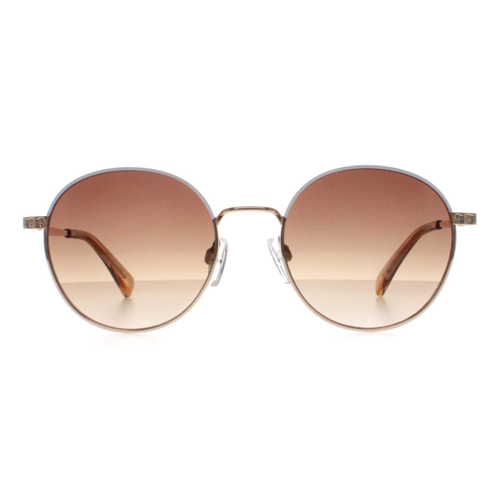 Ted Baker Women's  Sunglasses TB1679 Willa 449 Gold Brown Gradient , BrandAlley