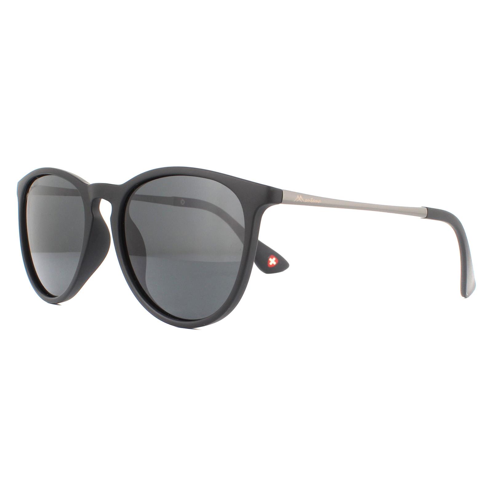 Montana Men's   Black Sunglasses Mp24 Smoke Polarized , BrandAlley