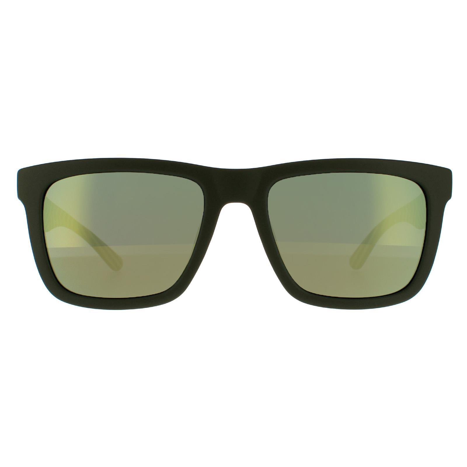 Lacoste Sunglasses L750S 318 Matte Green Green Mirror Lacoste Sunglasses L750S 318 Matte Green Green Mirror