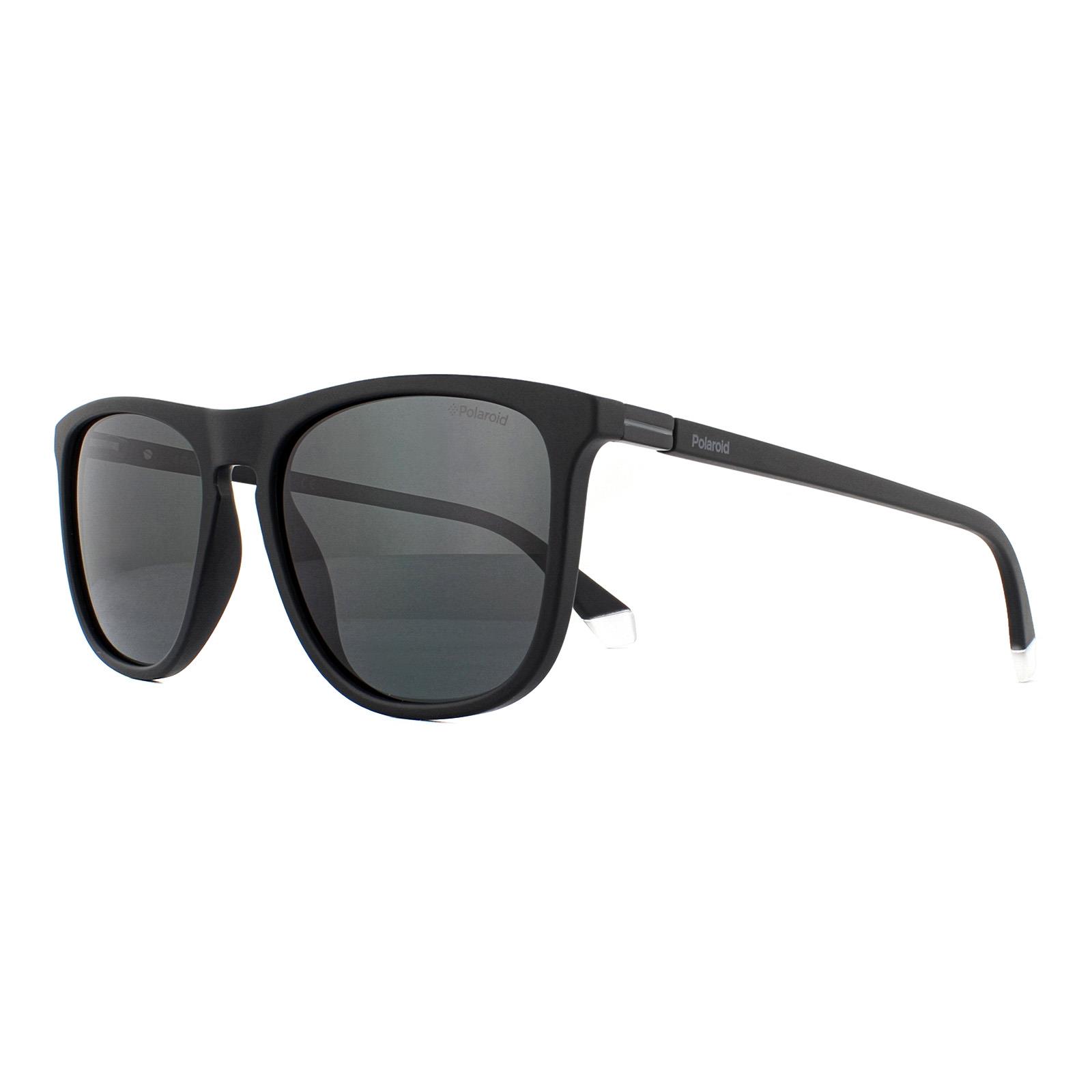 Polaroid Men's   Black Rectangle  Polarised Pld 2092/S Sunglasses , BrandAlley
