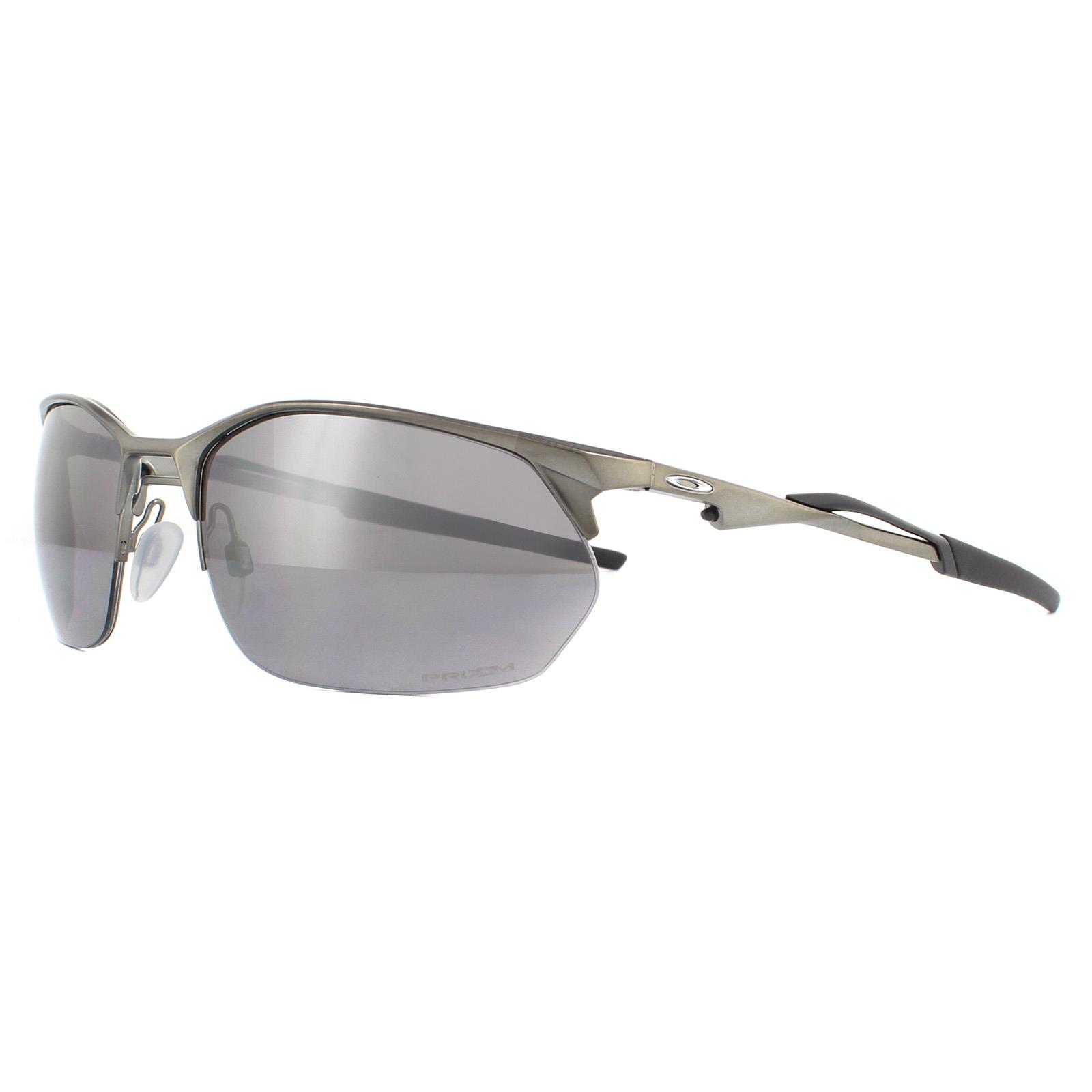 Oakley Oakley Sunglasses Wire Tap 2.0 OO4145-02 Matte Gunmetal Prizm Black - Size One Size