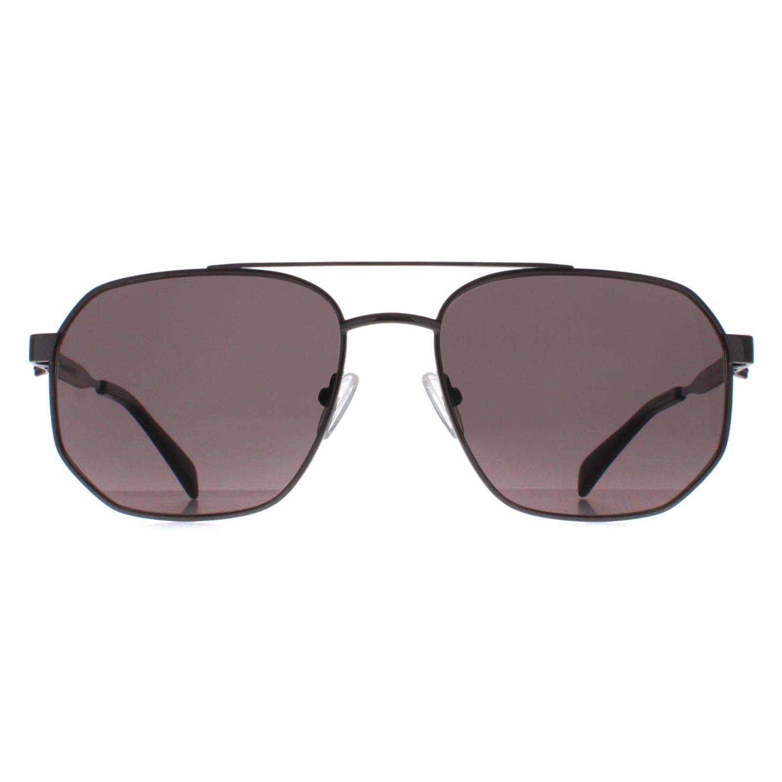 Alexander McQueen Sunglasses AM0458S 001 Ruthenium Grey