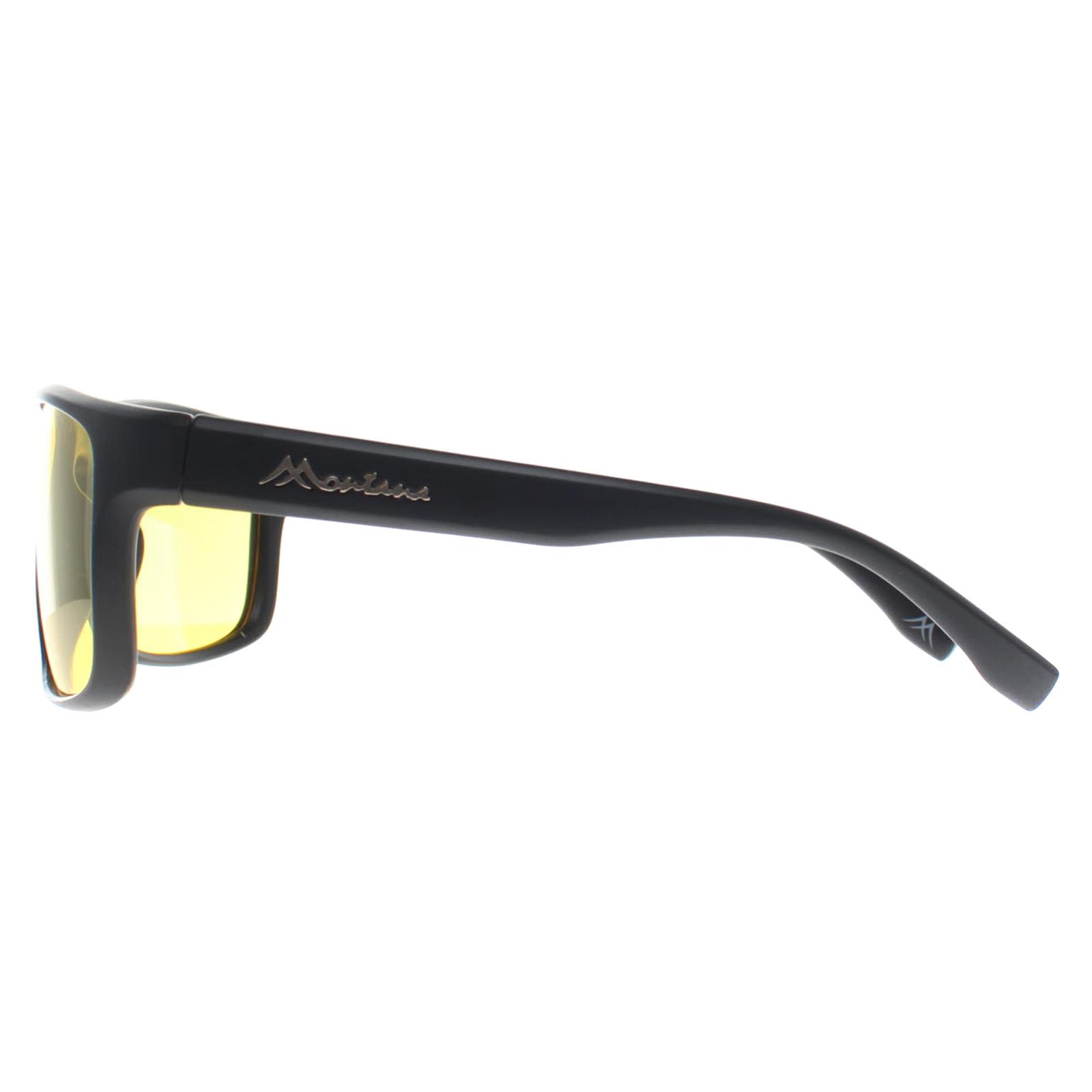 Montana Men's  Sunglasses SP314 F Black Revo Mirror Polarized , BrandAlley