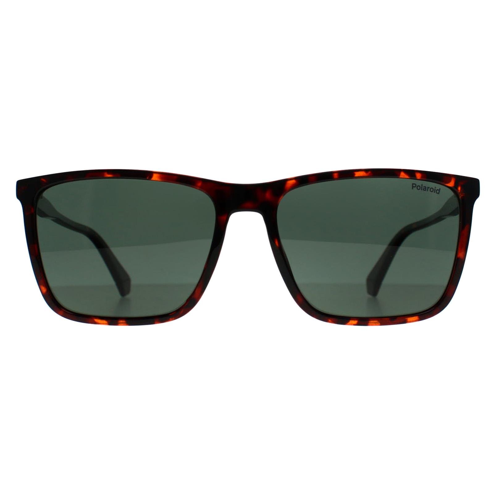 Polaroid Men's  Sunglasses PLD 4180/S 086 UC Havana Green Polarized , BrandAlley