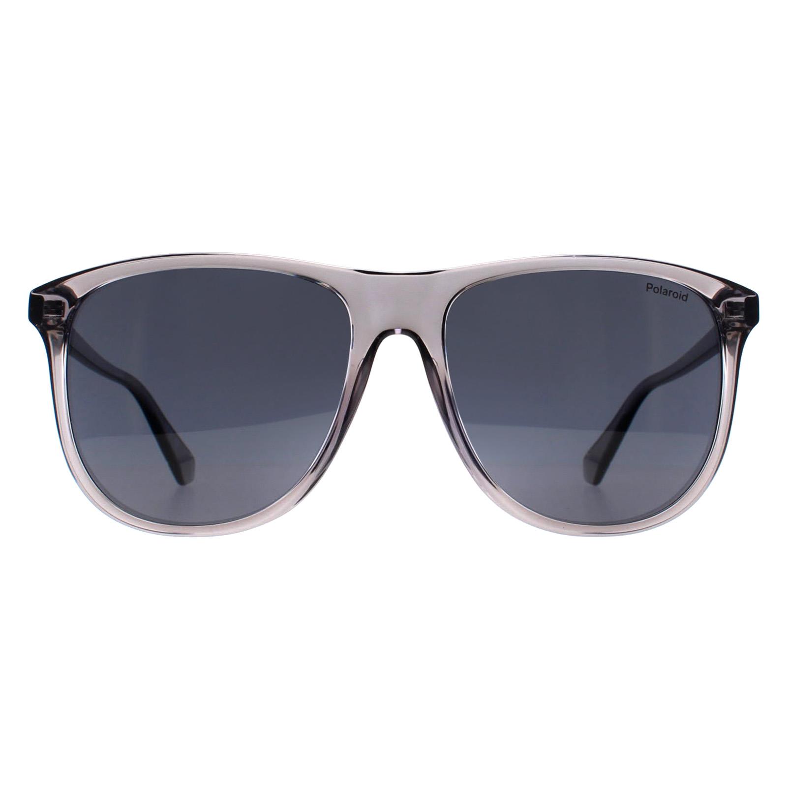 Polaroid Men's   Grey Sunglasses Pld 4178/S Kb7 C3 Transparent Blue Polarized , BrandAlley