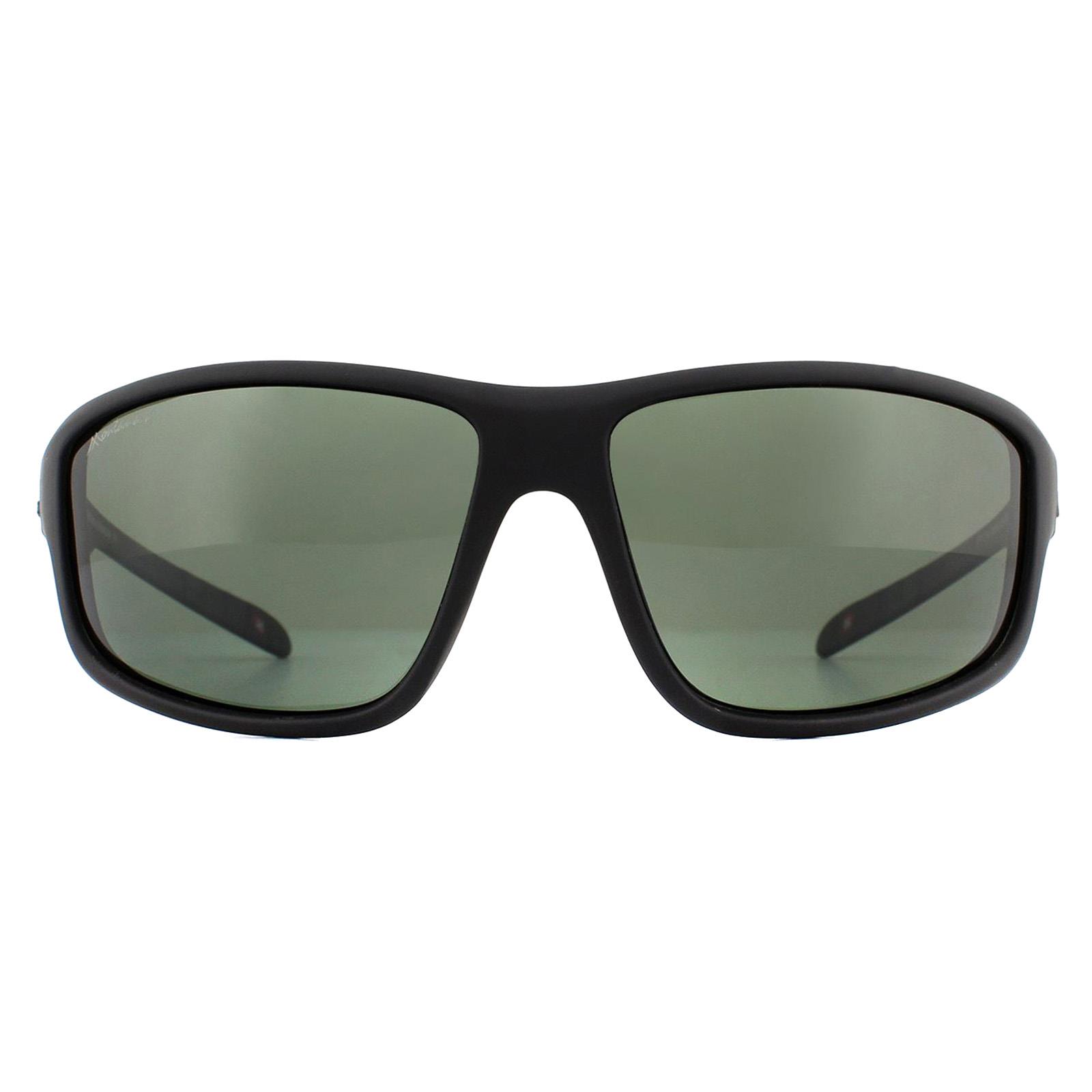 Montana Men's  Sunglasses SP313A Black Rubber Green G15 Polarized , BrandAlley