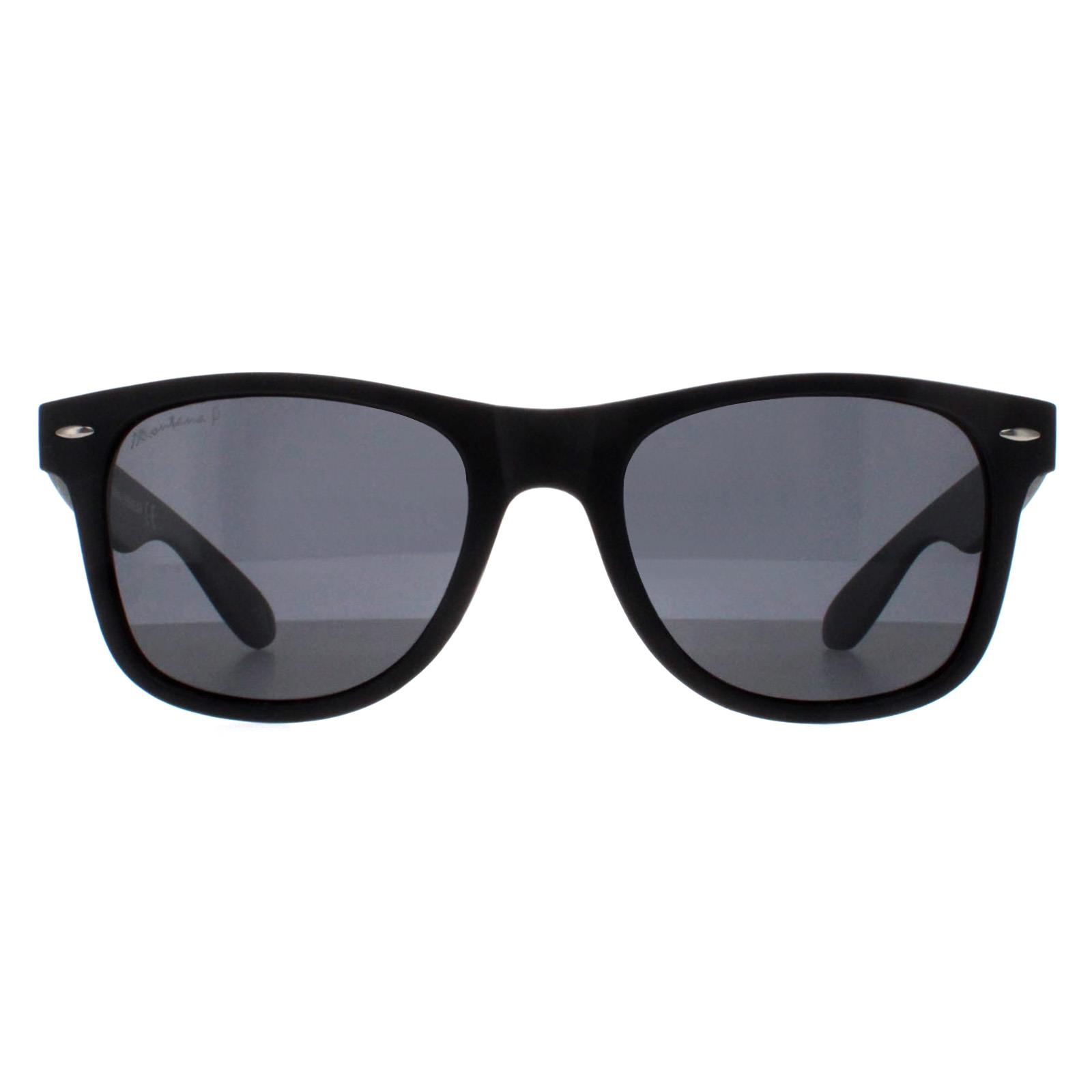 Montana Men's   Black Sunglasses Mp1-Xl Smoke Grey Polarized , BrandAlley