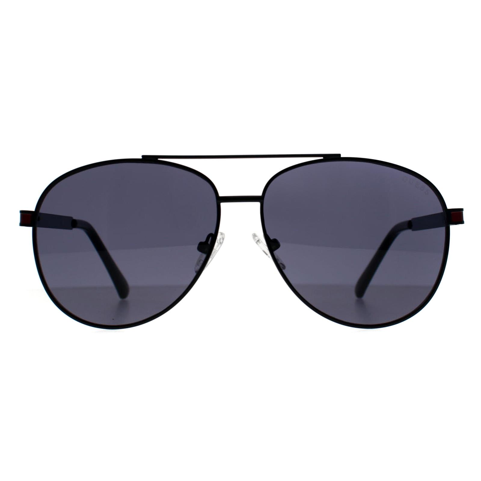Guess Men's   Black Sunglasses Gf5110 01A Shiny Grey , BrandAlley