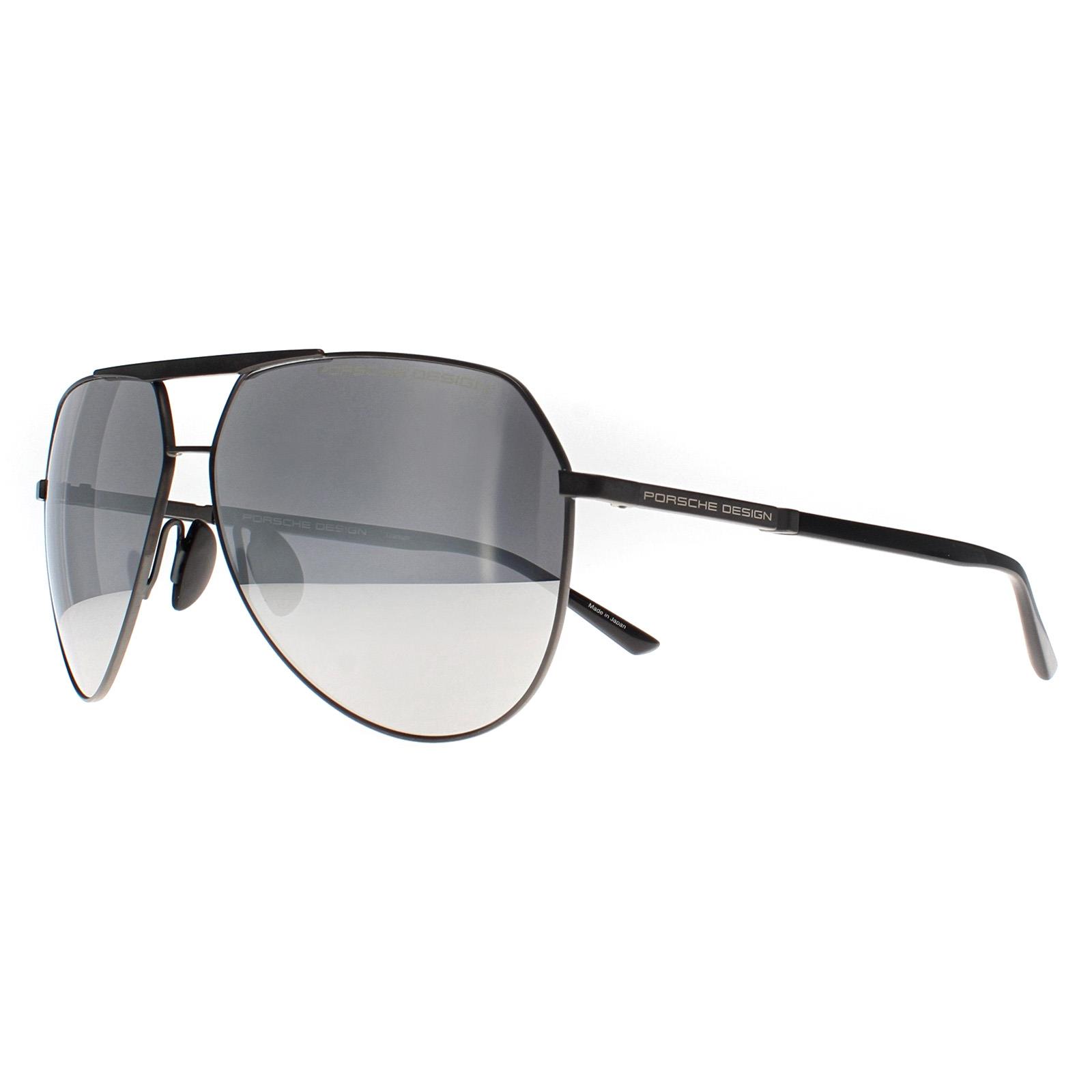 Porsche Design Sunglasses P8931 D Gunmetal Silver Mirrored Porsche Design Sunglasses P8931 D Gunmetal Silver Mirrored