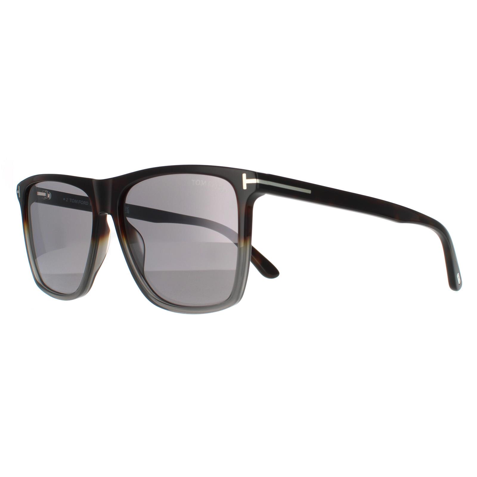 Tom Ford Men's   Grey Sunglasses Fletcher Ft0832 55C Coloured Havana Mirror , BrandAlley