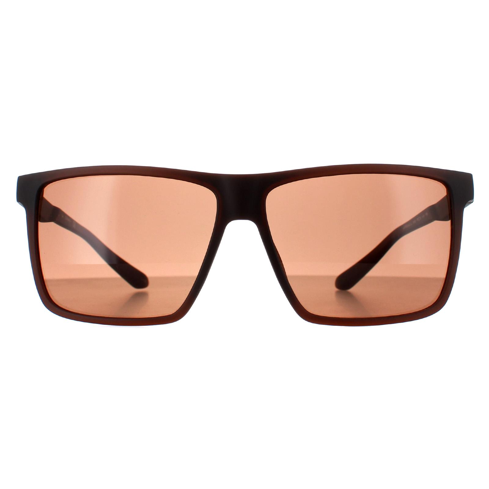 Dragon Men's  Sunglasses Sparrow 47613-208 Matte Brown Lumalens Brown , BrandAlley