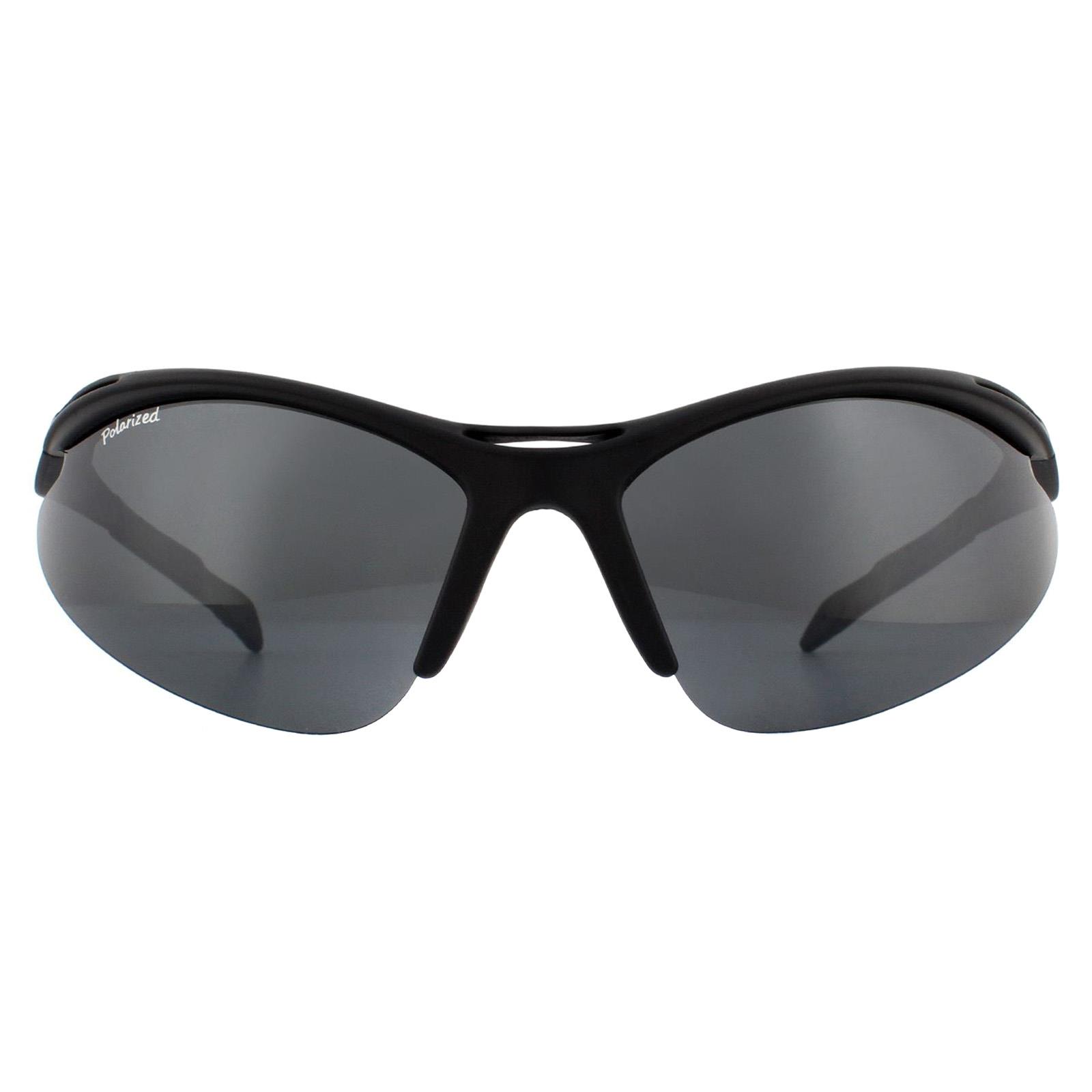 Montana Men's   Black Sunglasses Sp301 Rubber Smoke Polarized , BrandAlley