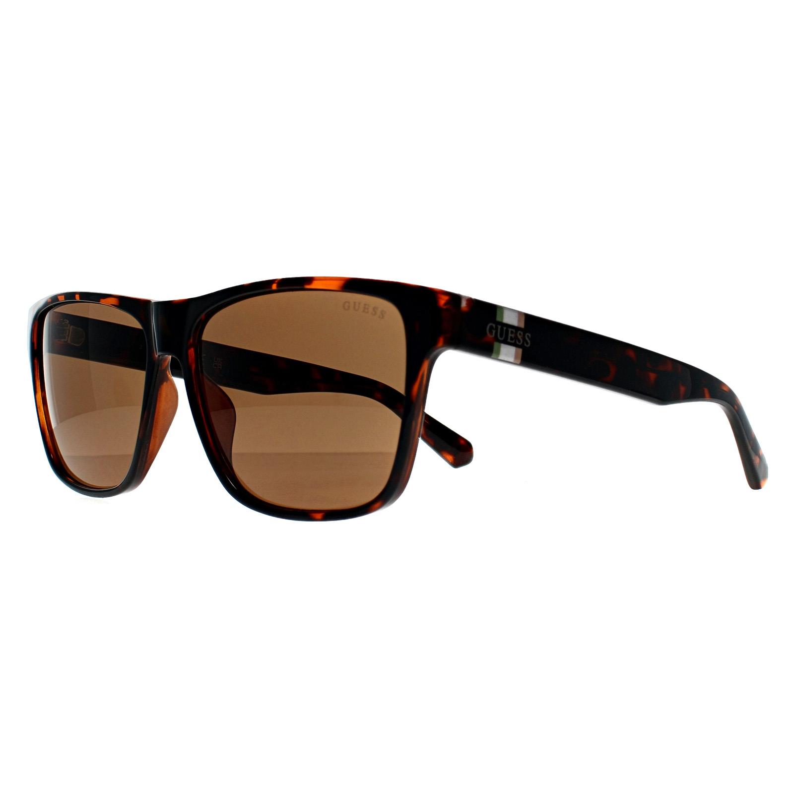 Guess Men's  Sunglasses GF5120 52E Dark Havana Brown , BrandAlley