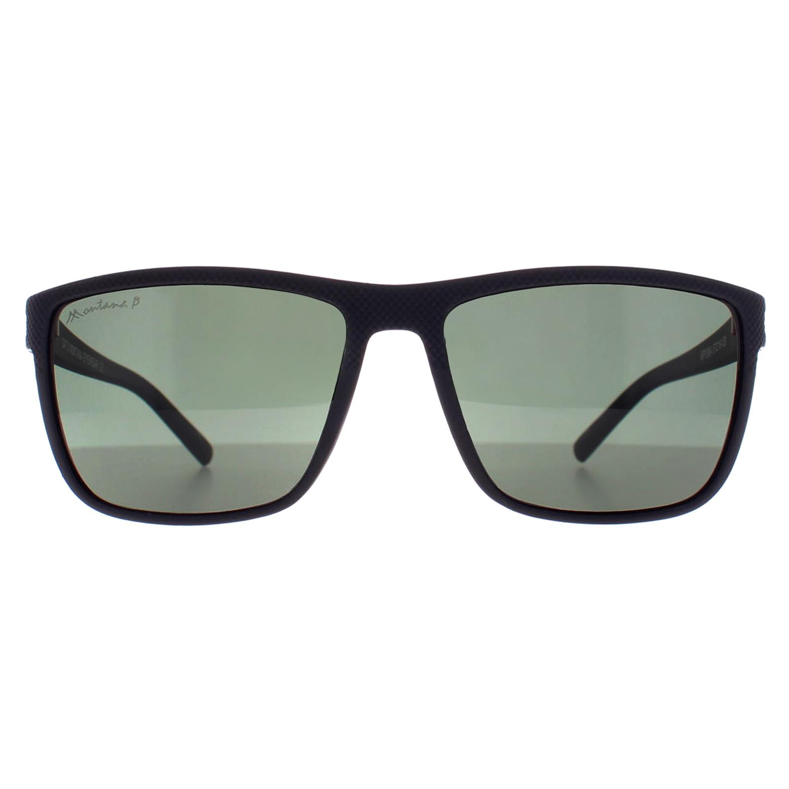 Montana Men's   Black Sunglasses Mp198 A G15 Polarized , BrandAlley