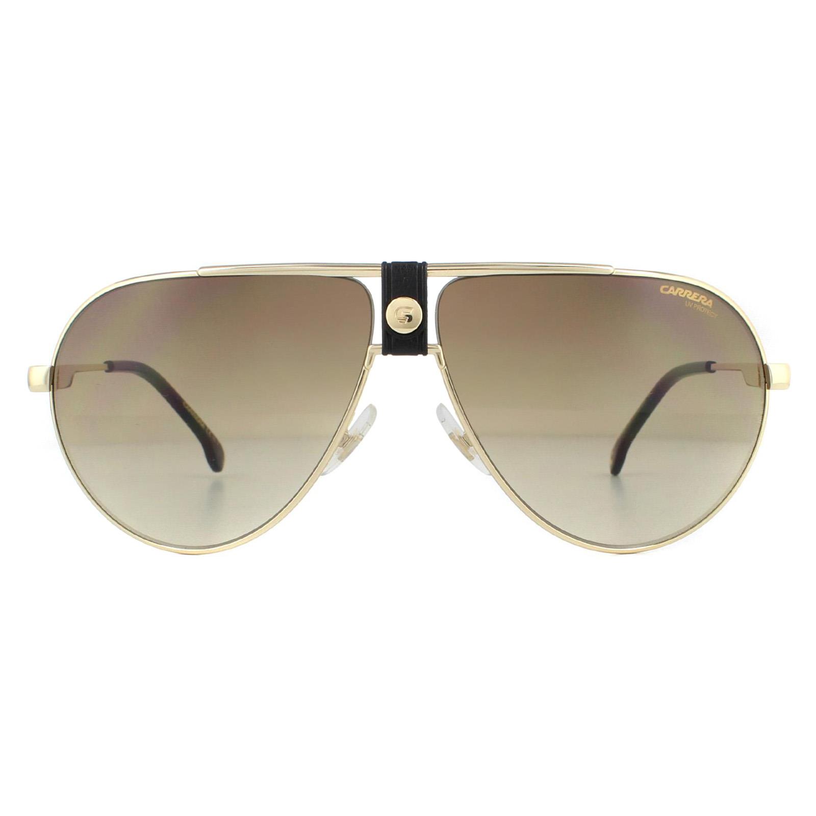 Carrera Sunglasses 1033/S J5G HA Gold Brown Gradient Carrera Sunglasses 1033/S J5G HA Gold Brown Gradient