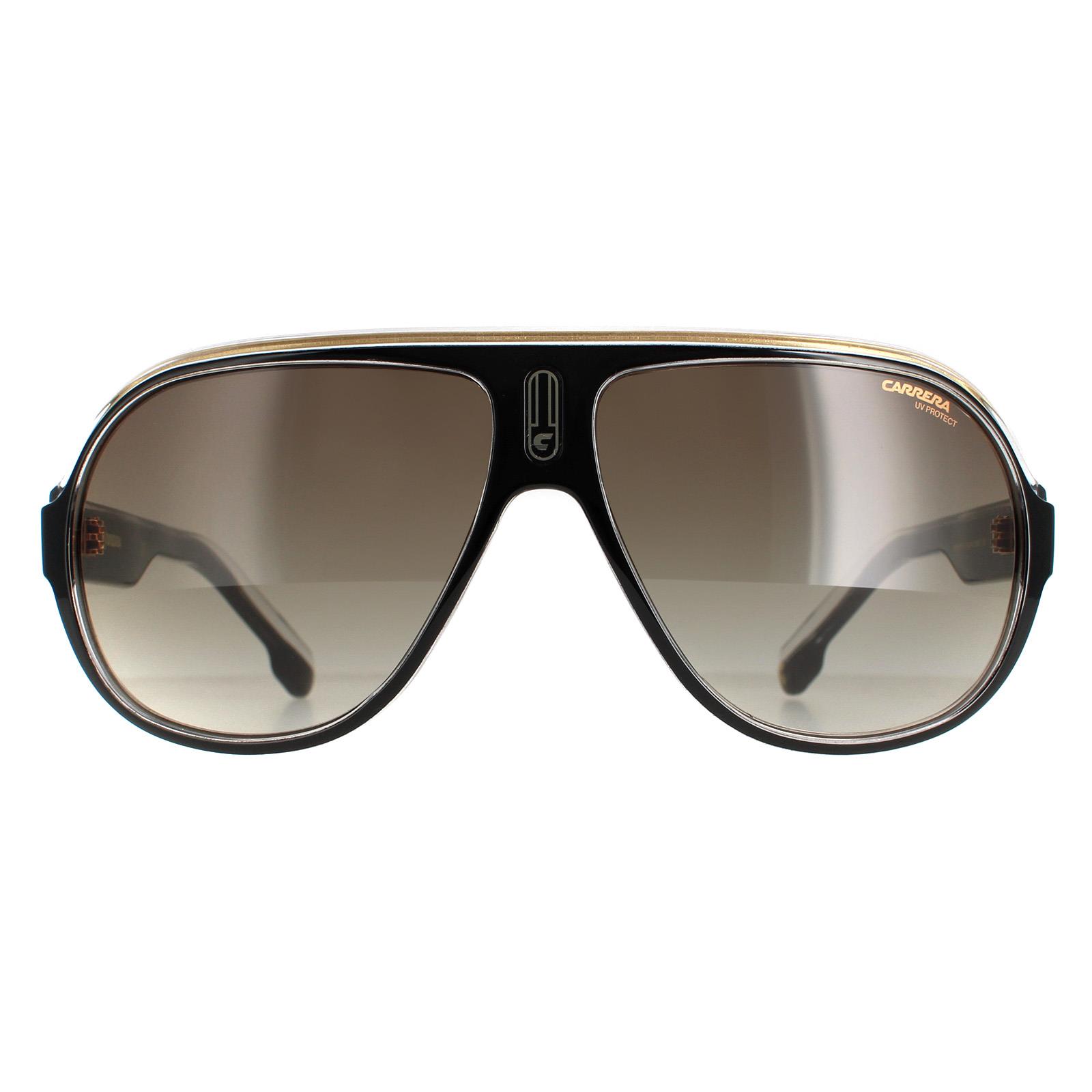 Carrera Men's   Black Sunglasses Speedway/N 2M2 Ha Gold Brown Gradient , BrandAlley
