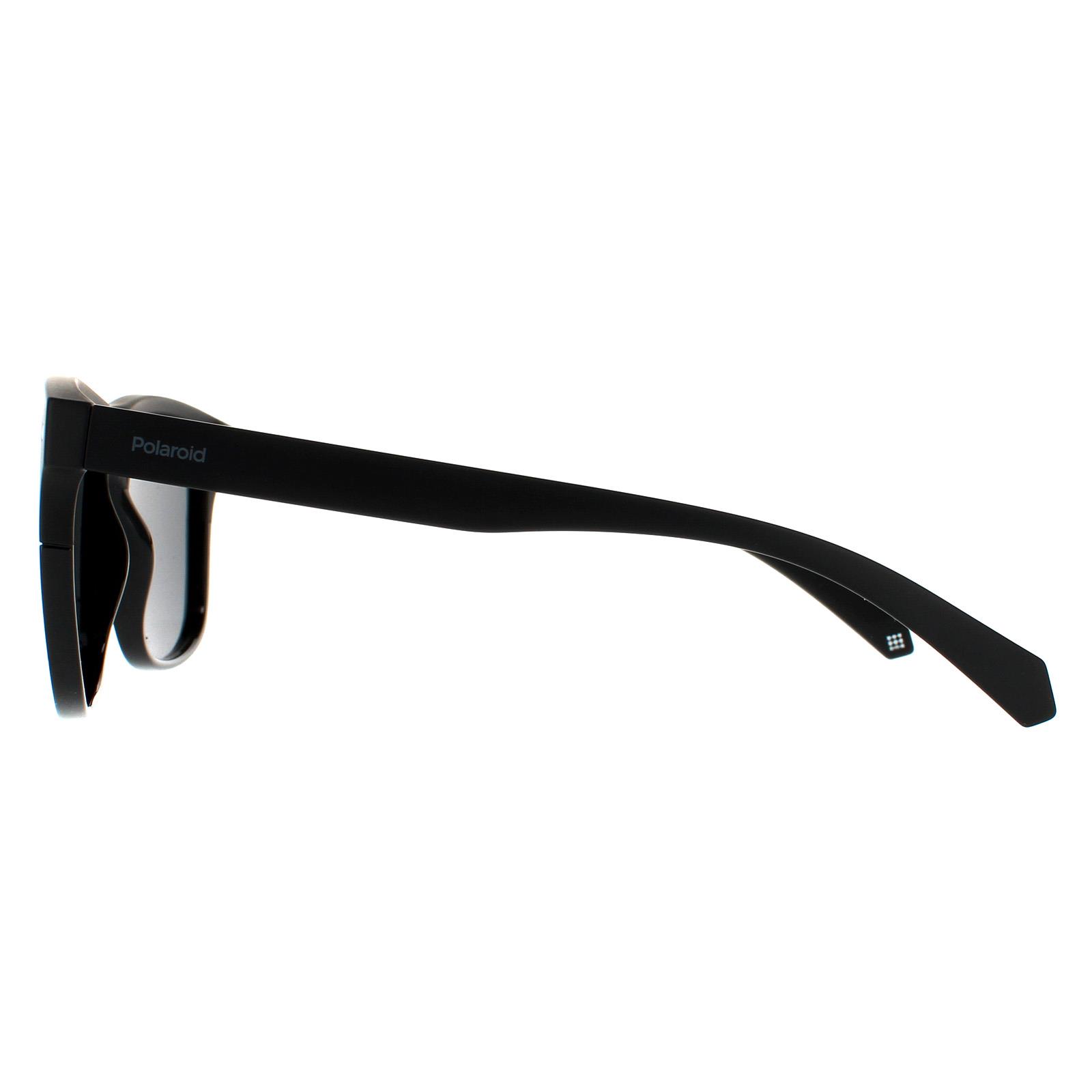 Polaroid Men's   Black Square  Gray Polarised Pld 6041S Sunglasses , BrandAlley