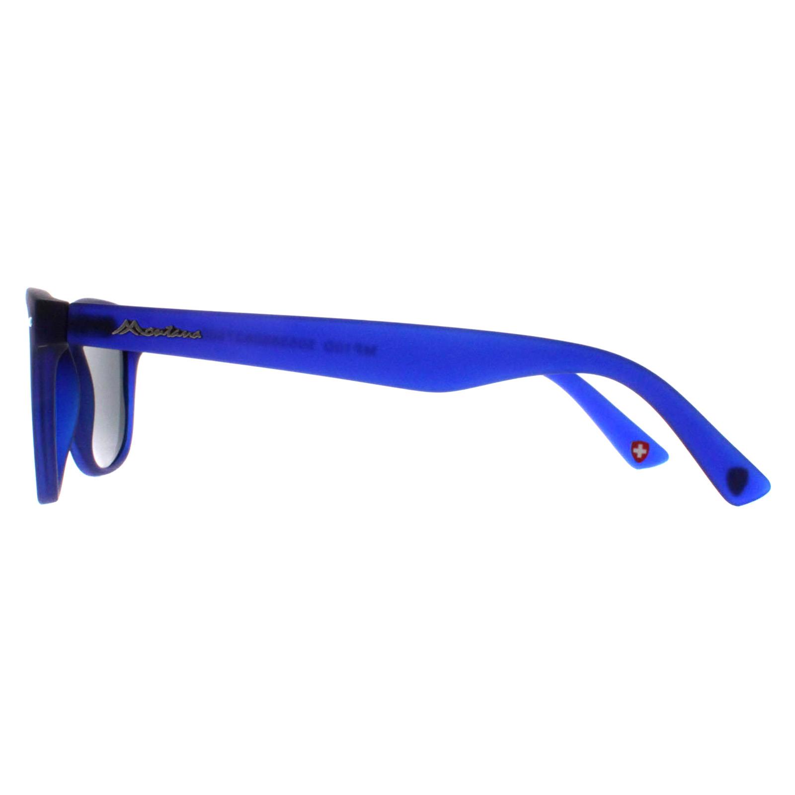 Montana Men's   Blue Sunglasses Mp10 J Red Smoke Grey Polarized , BrandAlley