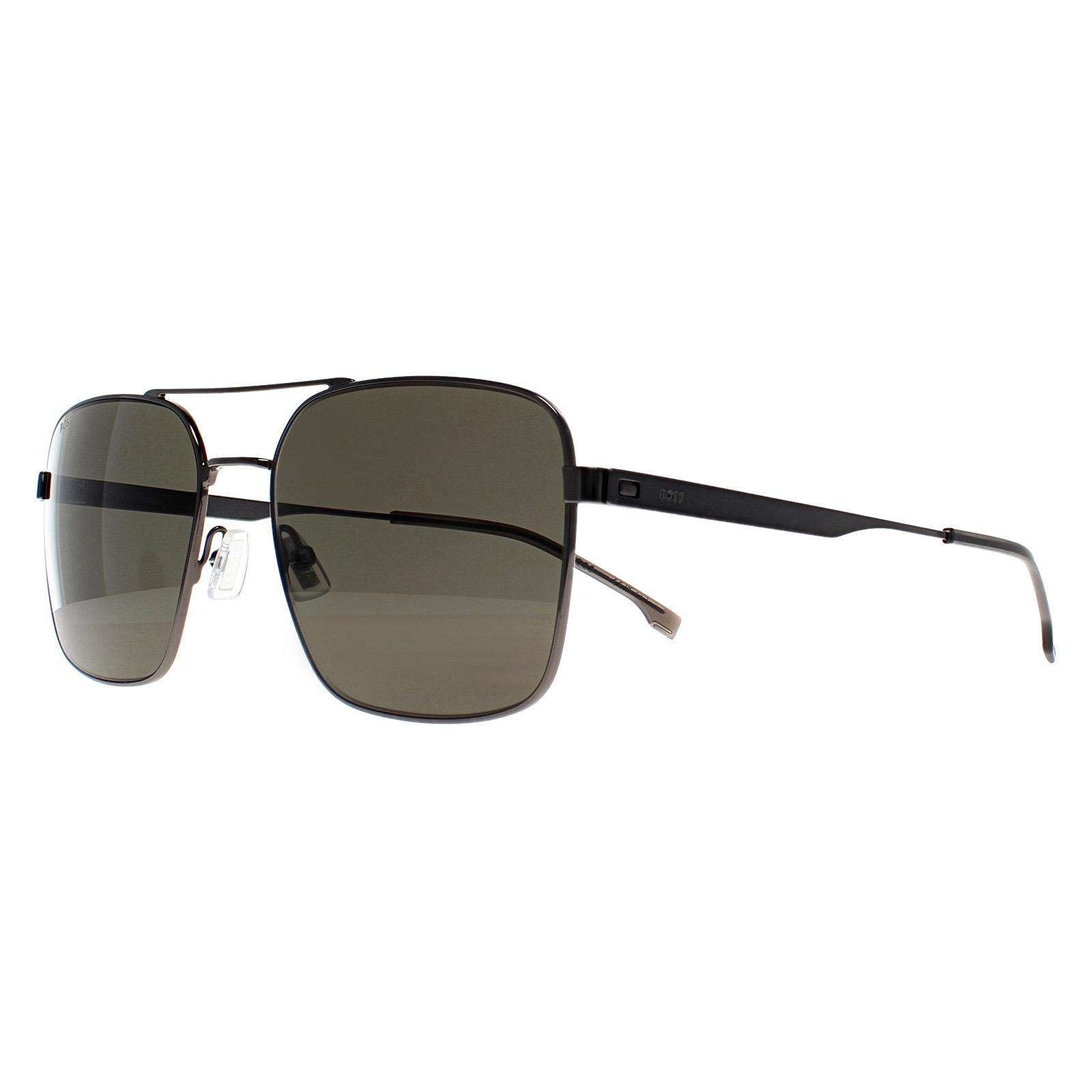 Hugo Boss Men's   Grey Sunglasses Boss 1695/S Kj1 Ir Dark Ruthenium , BrandAlley