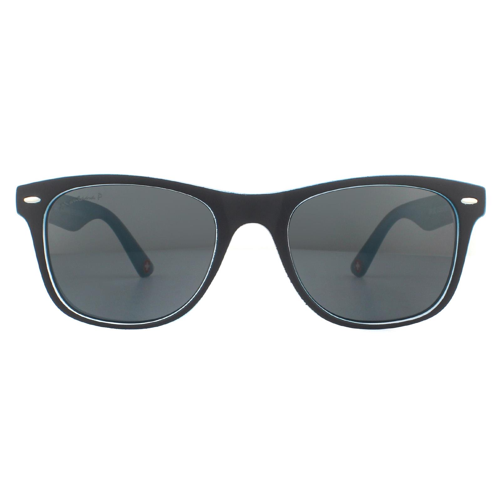 Montana Sunglasses MP10 C Matte Blue Light Blue Smoke Polarized