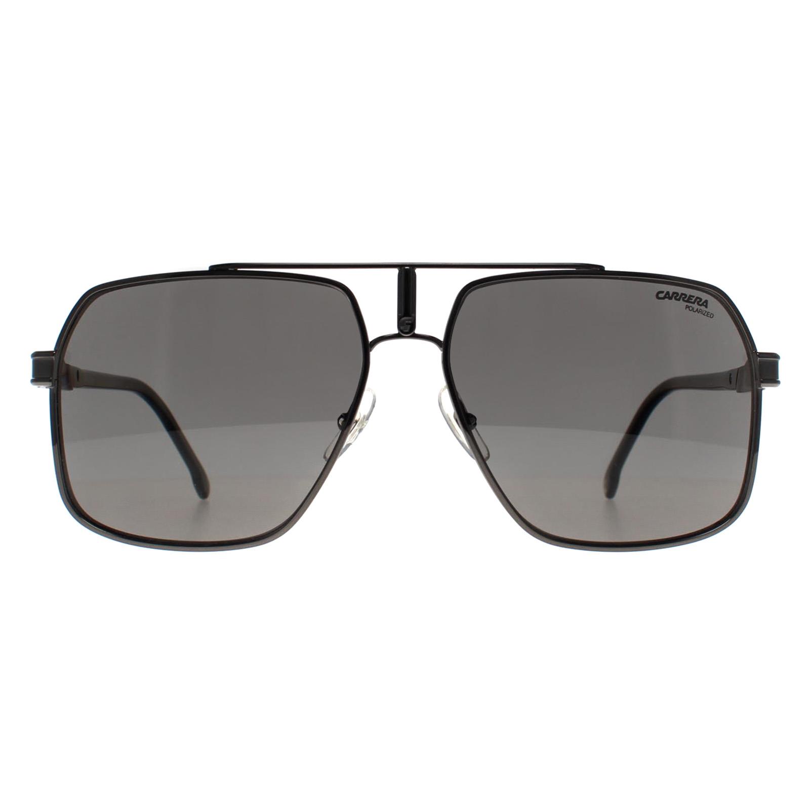 Carrera Men's   Grey Sunglasses 1055/S V81 M9 Dark Ruthenium Polarized , BrandAlley