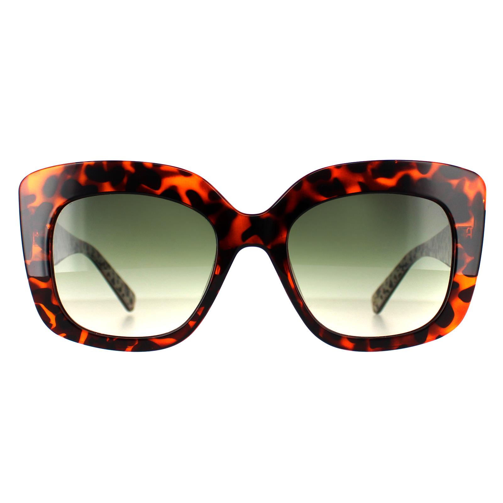Ted Baker Women's  Sunglasses TB1675 Hattie 114 Double Champagne Demi Green Gradient , BrandAlley