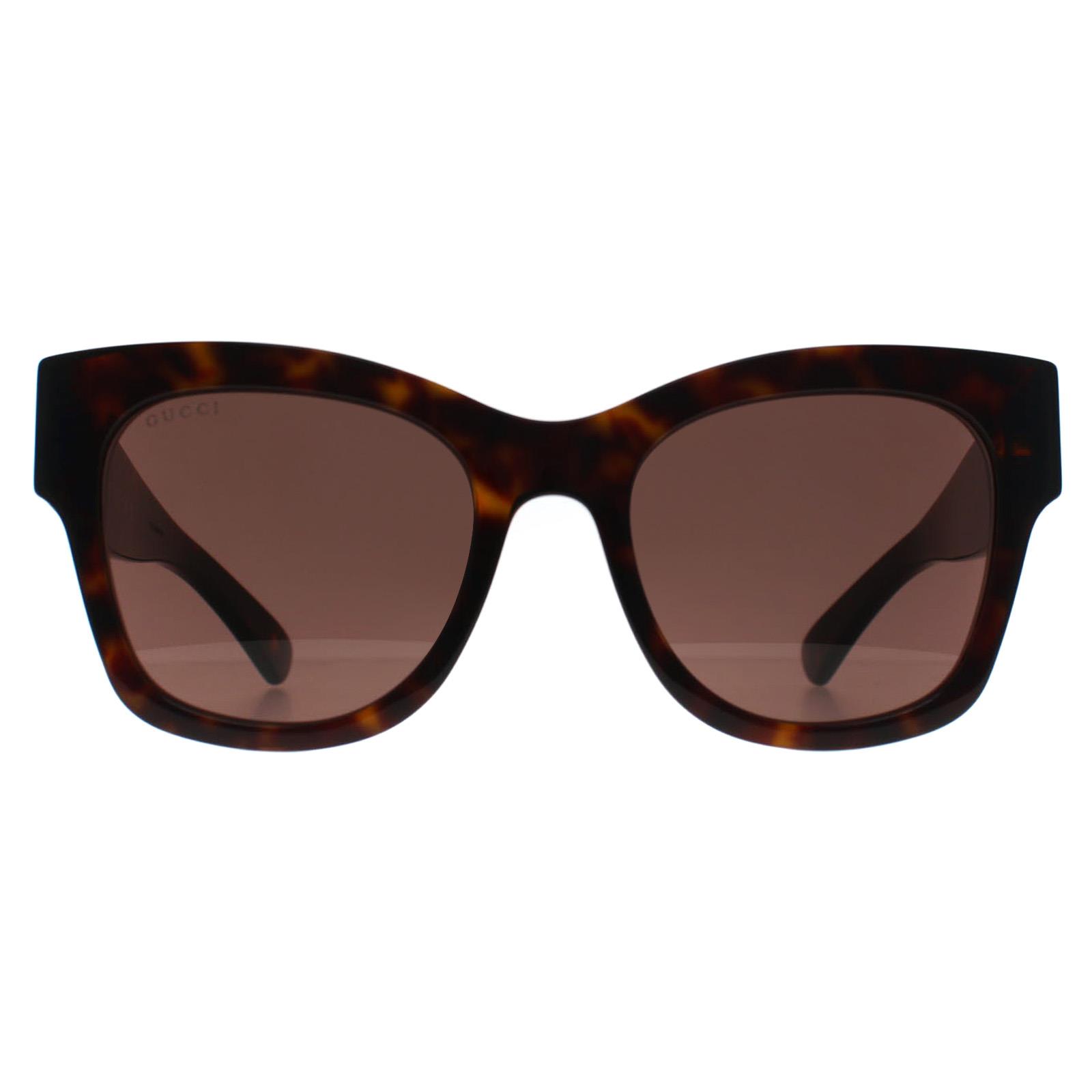 Gucci Women's   Cat Eye Havana Brown Sunglasses 53mm , BrandAlley