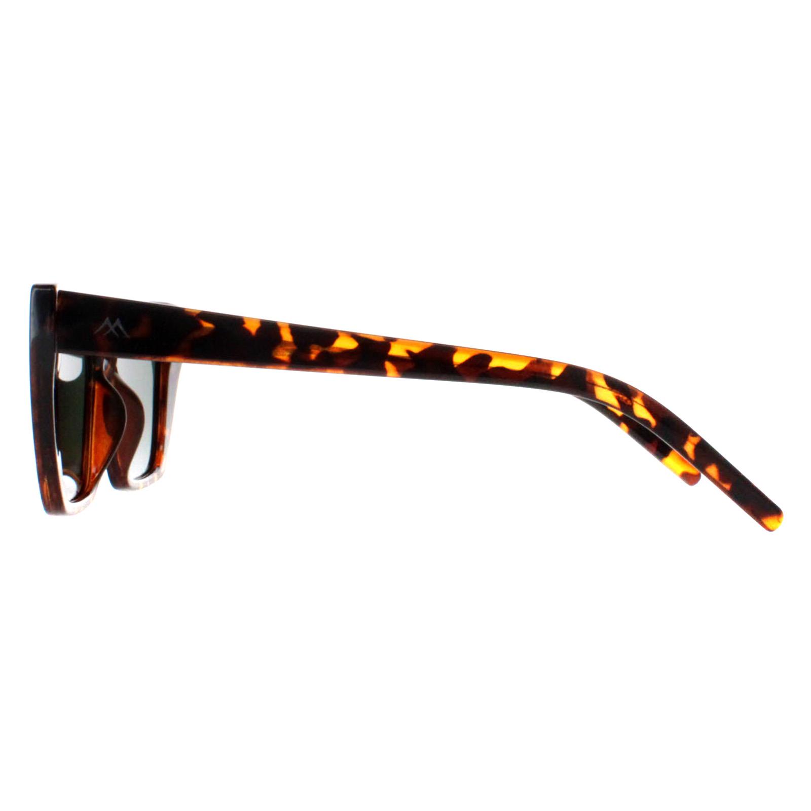 Montana Women's   Brown Sunglasses Mp64 B Shiny Turtle G15 Polarized , BrandAlley