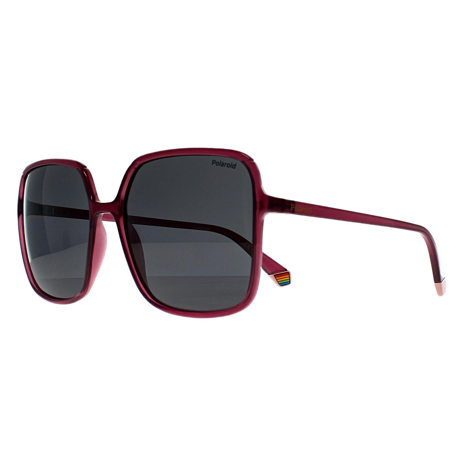 Polaroid Women's   Pink Sunglasses Pld 6128/S Mu1 M9 Fuchsia Grey Polarized , BrandAlley