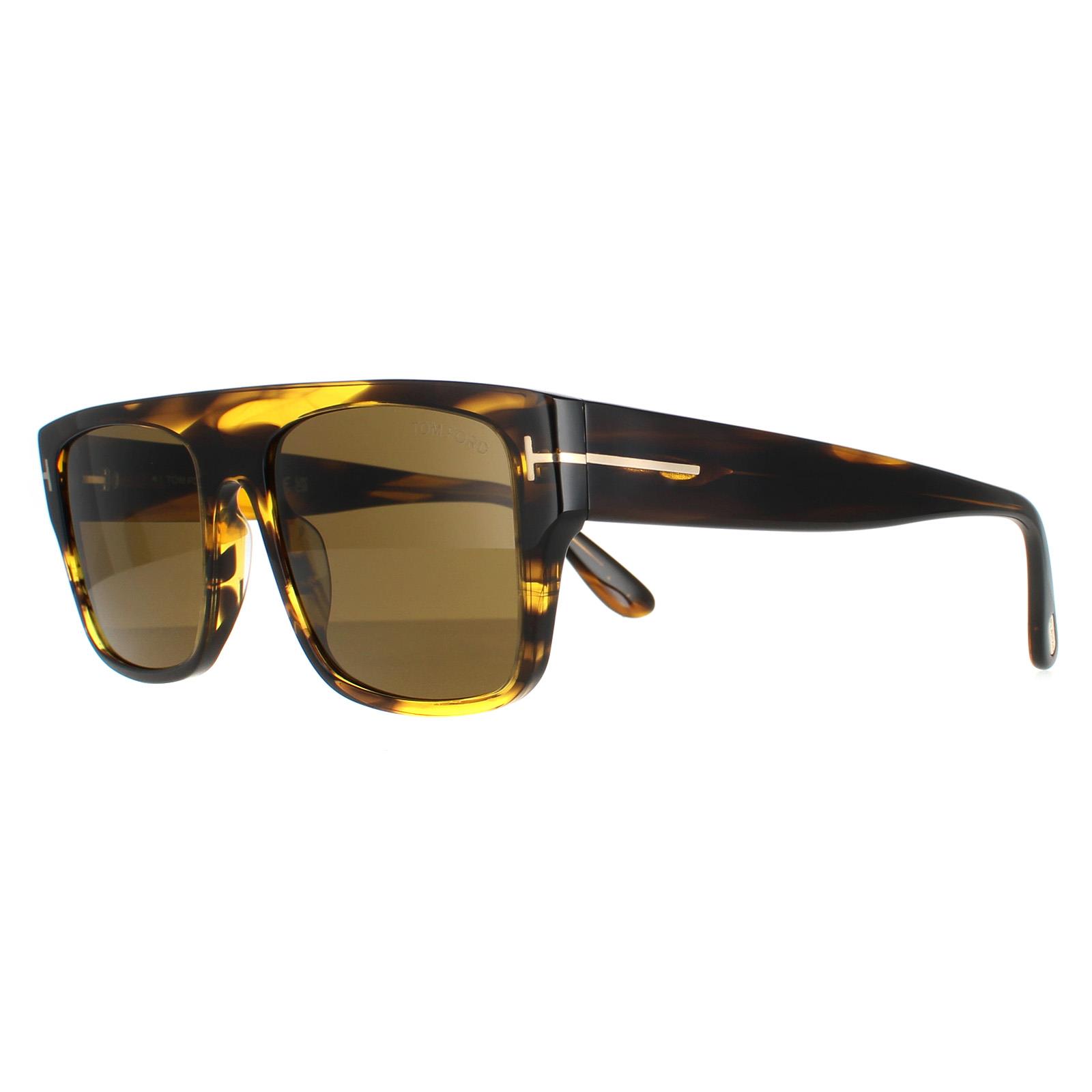 Tom Ford Tom Ford Sunglasses Dunning FT0907 48J Tortoise Brown - Size One Size