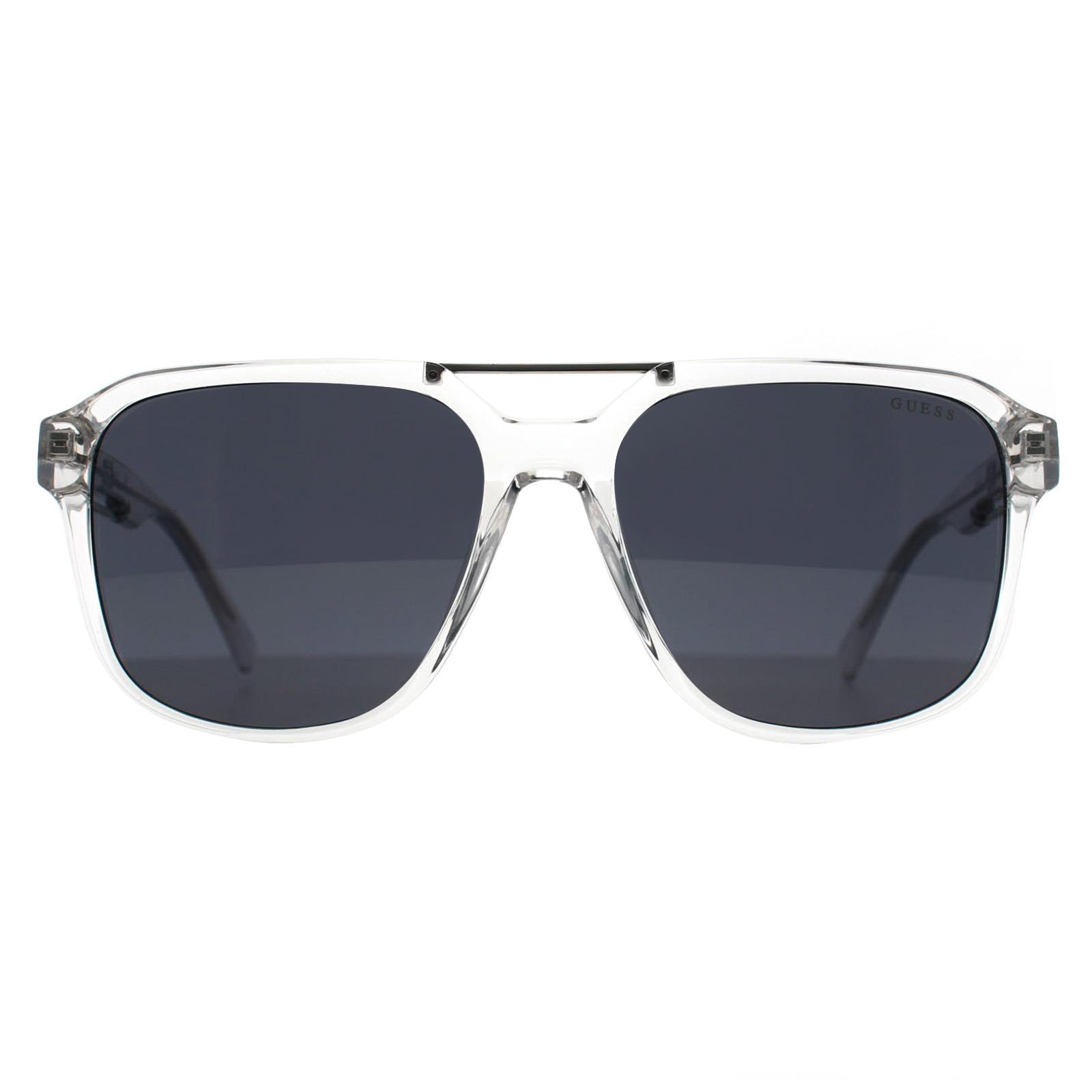 Guess Men's  Sunglasses GF5078 26X Crystal Blue Mirror , BrandAlley