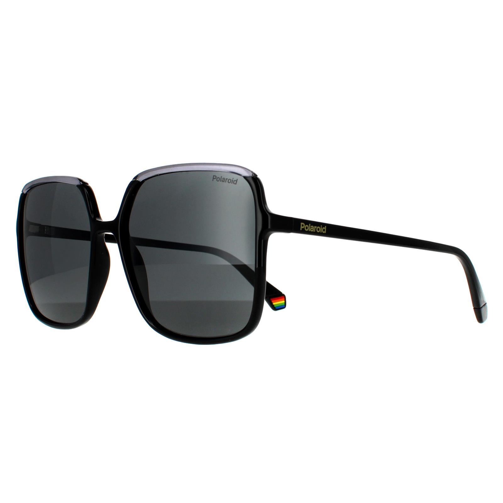 Polaroid Men's  Square  Black Gray Polarised Pld 6128/S Sunglasses , BrandAlley
