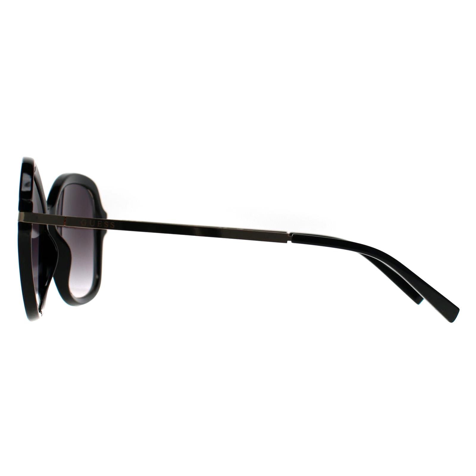 Guess Women's   Black Sunglasses Gf0352 01B Shiny Grey Gradient , BrandAlley