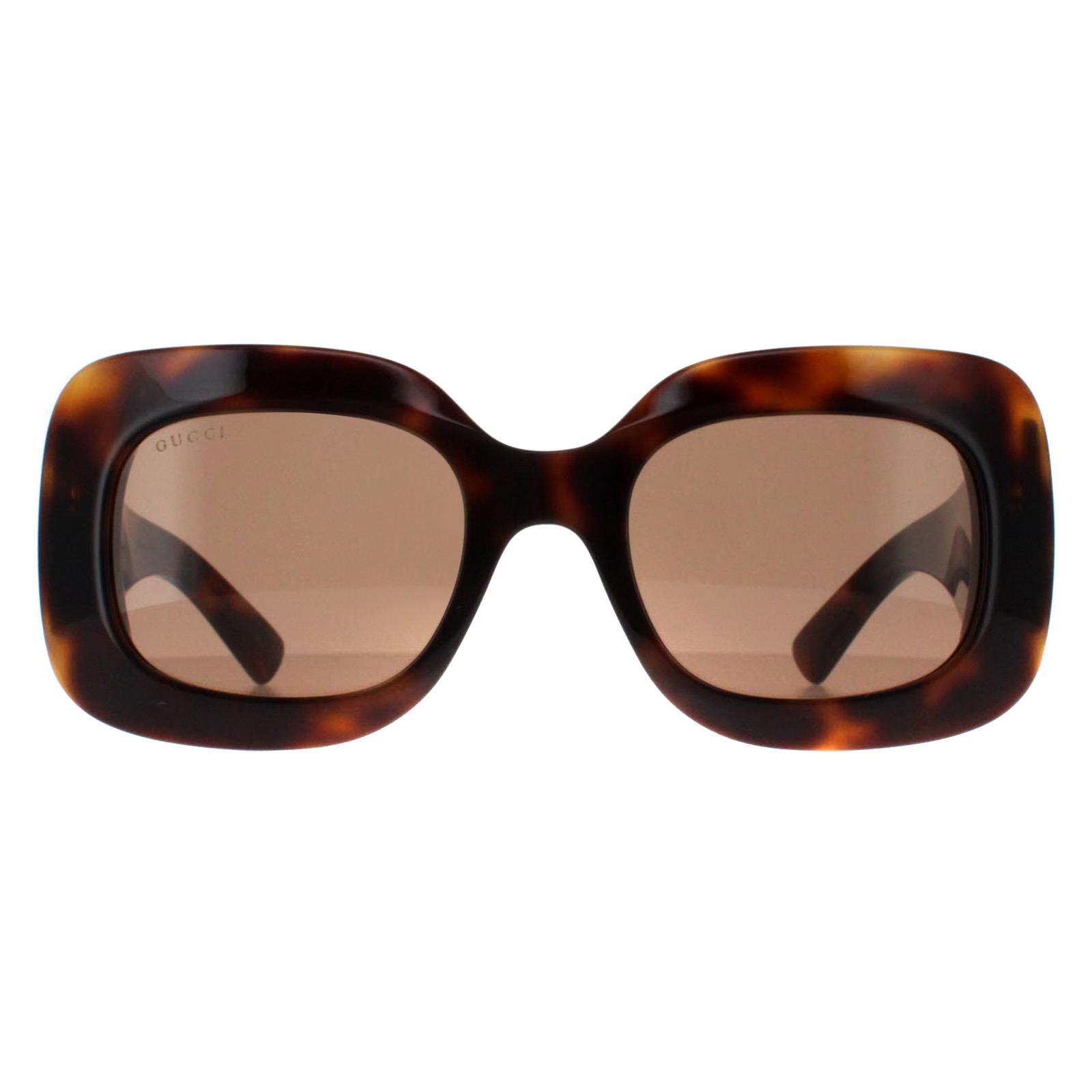 Gucci Women's   Brown Sunglasses Gg1695s 002 Havana With Silver , BrandAlley