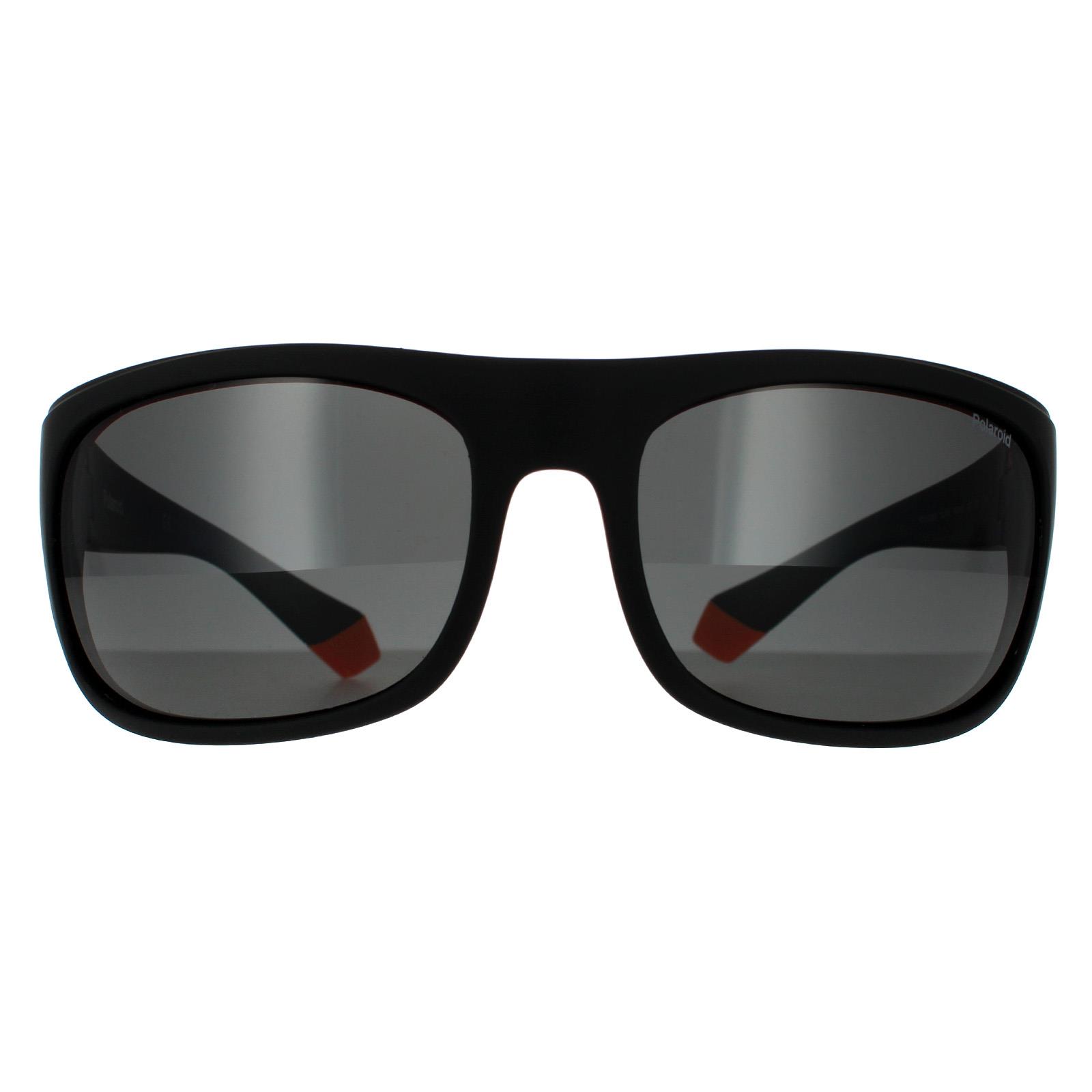 Polaroid Men's  Sunglasses PLD 2125/S 8LZ M9 Black Orange Grey Polarized , BrandAlley