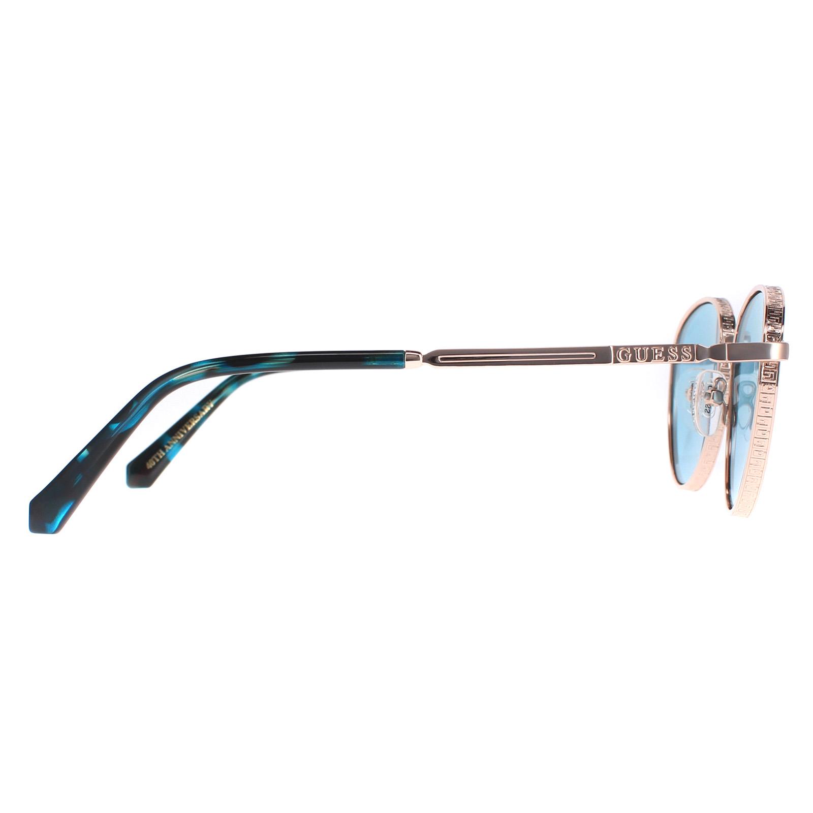 Guess Women's   Gold Sunglasses Gu5205 32W Blue Gradient , BrandAlley