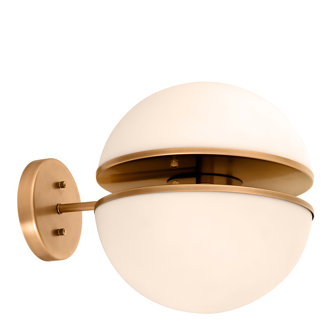 Eichholtz   Spiridon Wall Lamp Antique Brass in Size 30cm, BrandAlley
