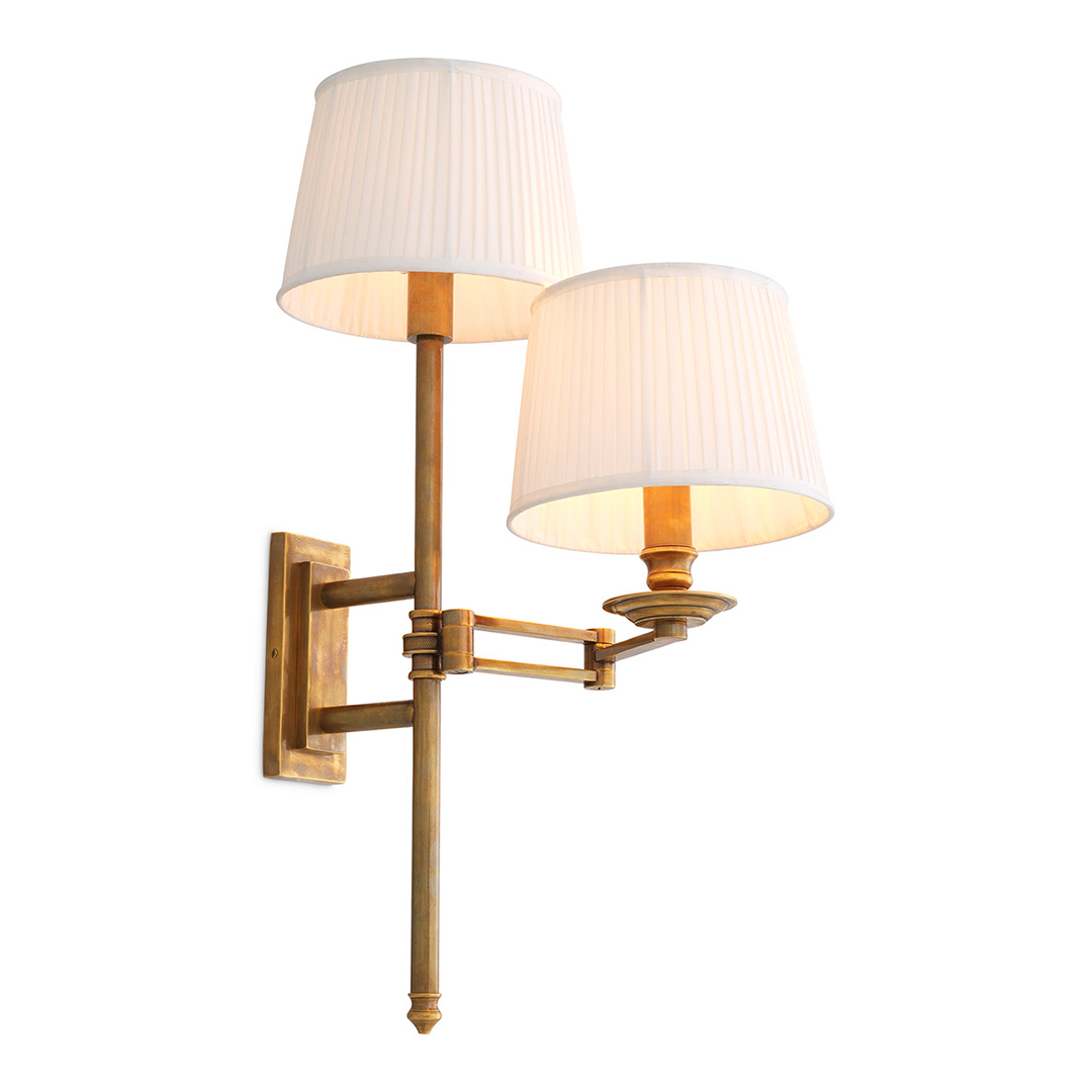 Xeno Swing Wall Lamp Vintage Brass