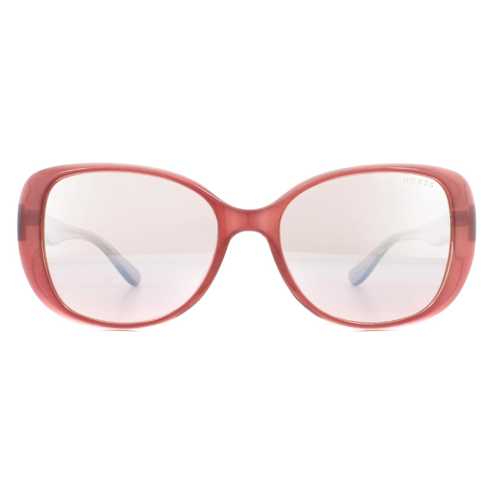Guess Women's  Sunglasses GU7554 74F Pink Pink Brown Gradient , BrandAlley