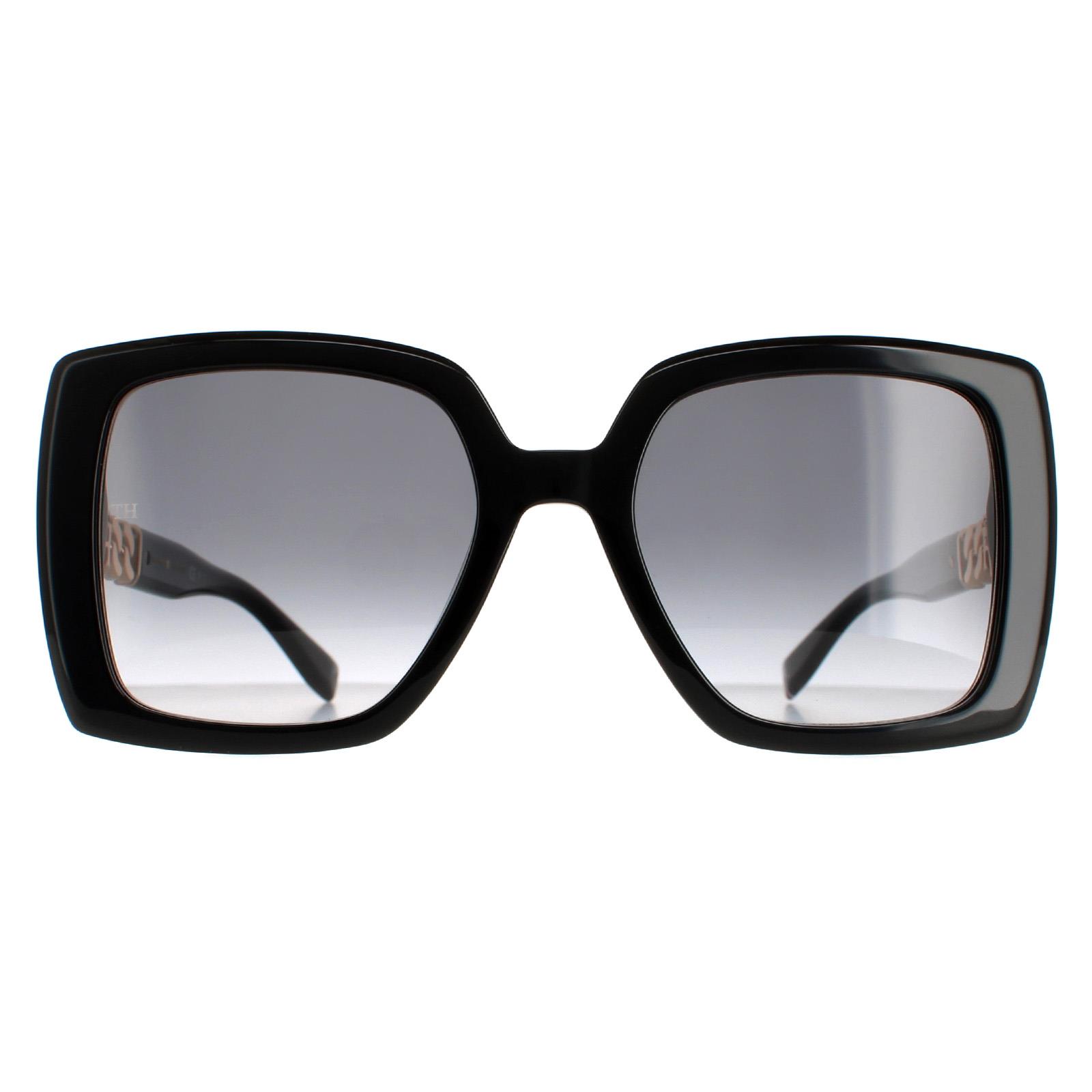 Tommy Hilfiger Women's   Black Sunglasses Th 1894/S 807 9O Dark Grey Gradient , BrandAlley
