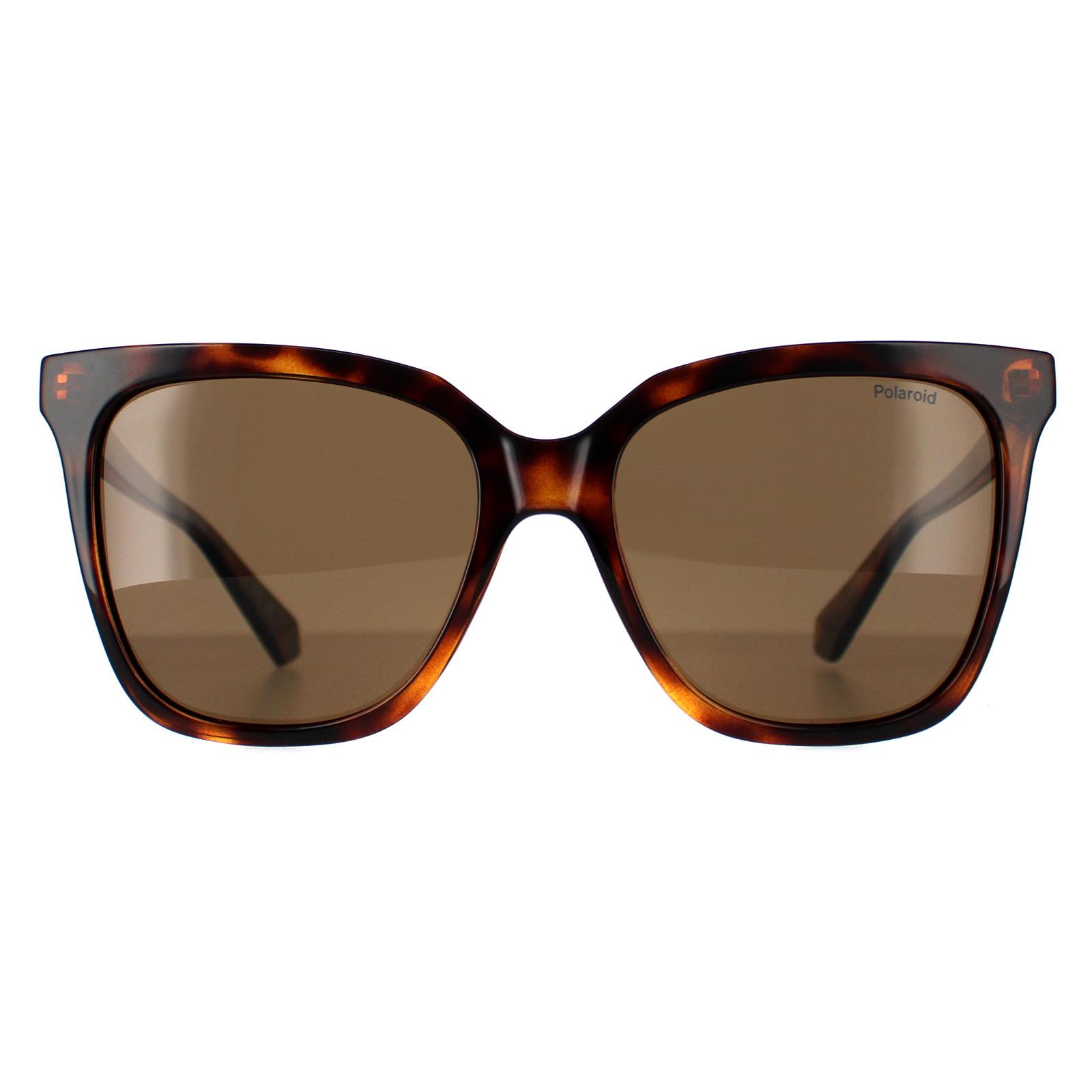 Polaroid Women's  Sunglasses PLD 4155/S/X 086 SP Havana Bronze Polarized , BrandAlley